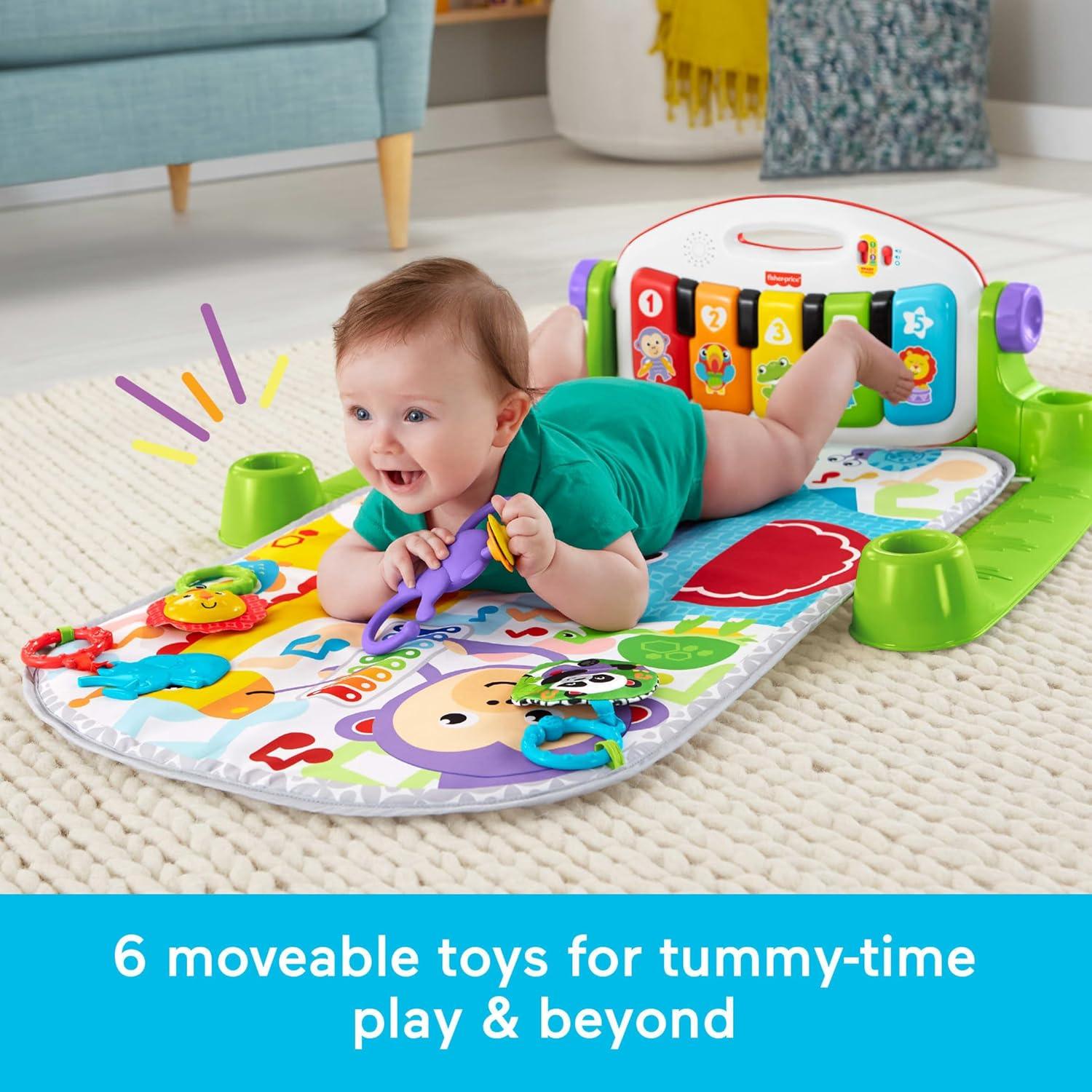 Fisher-Price Baby Playmat Deluxe Kick & Play Piano Gym - photo 4