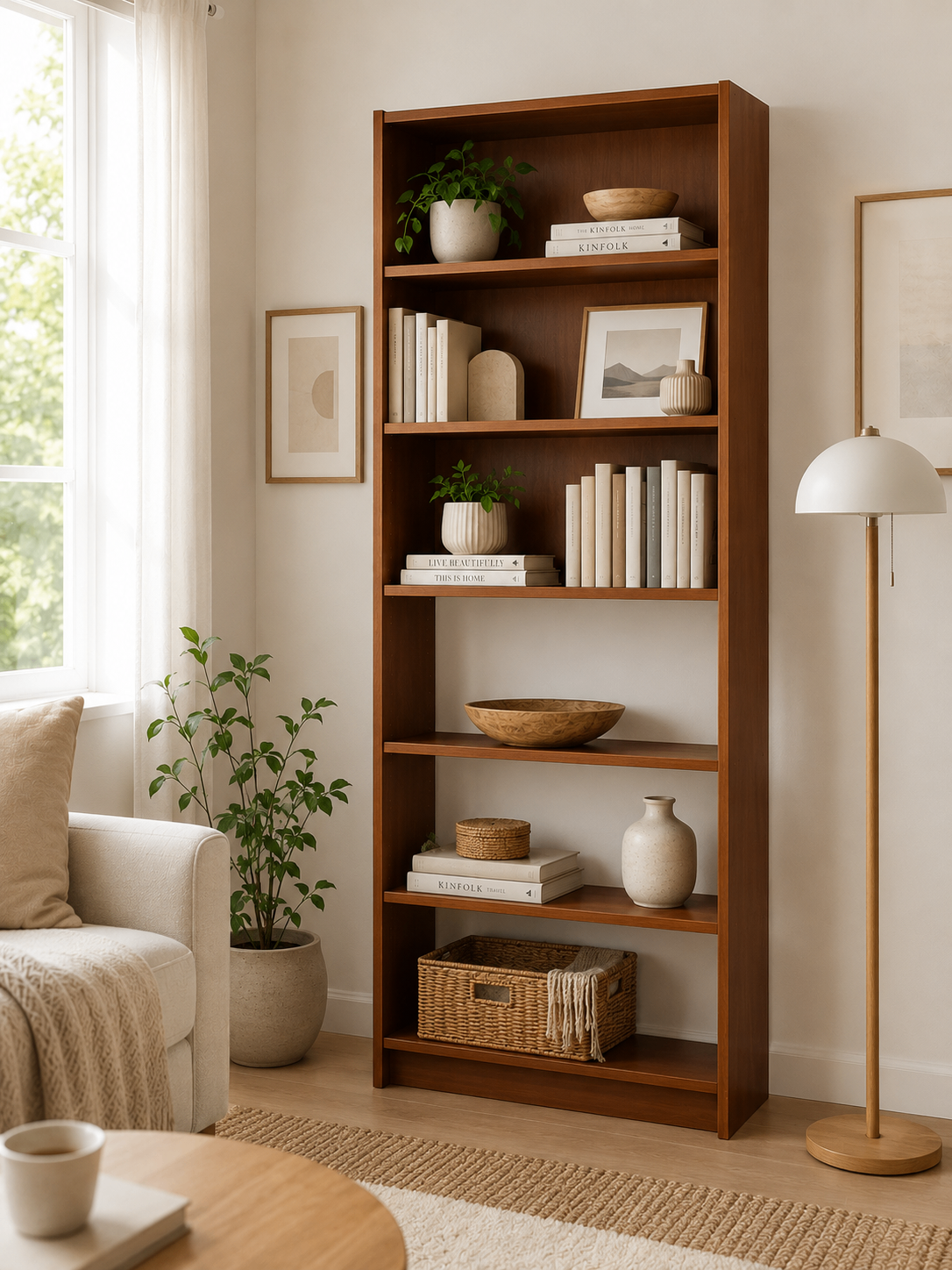 IKEA Bookcase / Storage Shelf – 80cm W x 202cm H x 28cm D