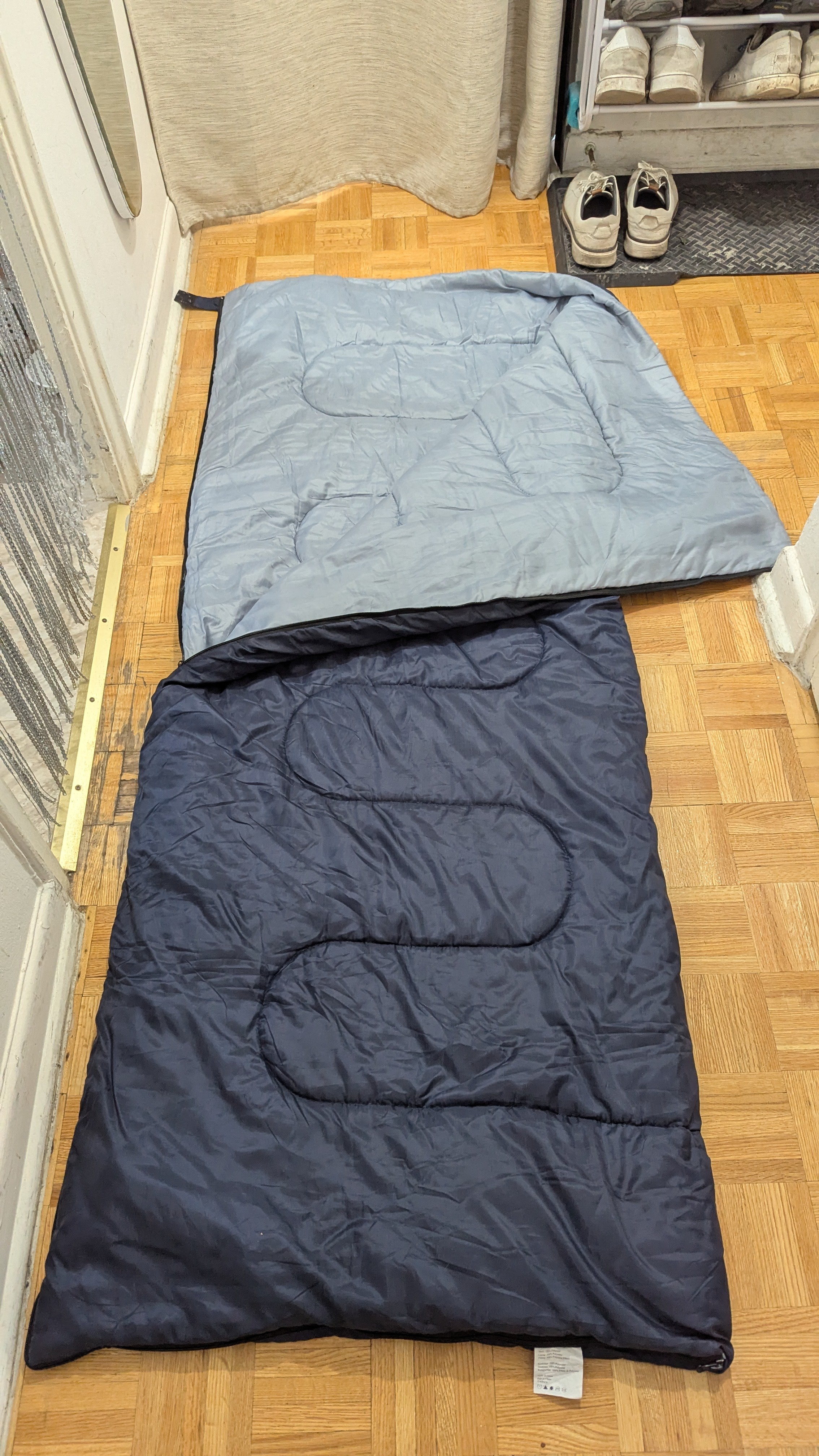 Mummy Sleeping Bag Long Full Zip Ultralight Hiking, Camping - photo 3