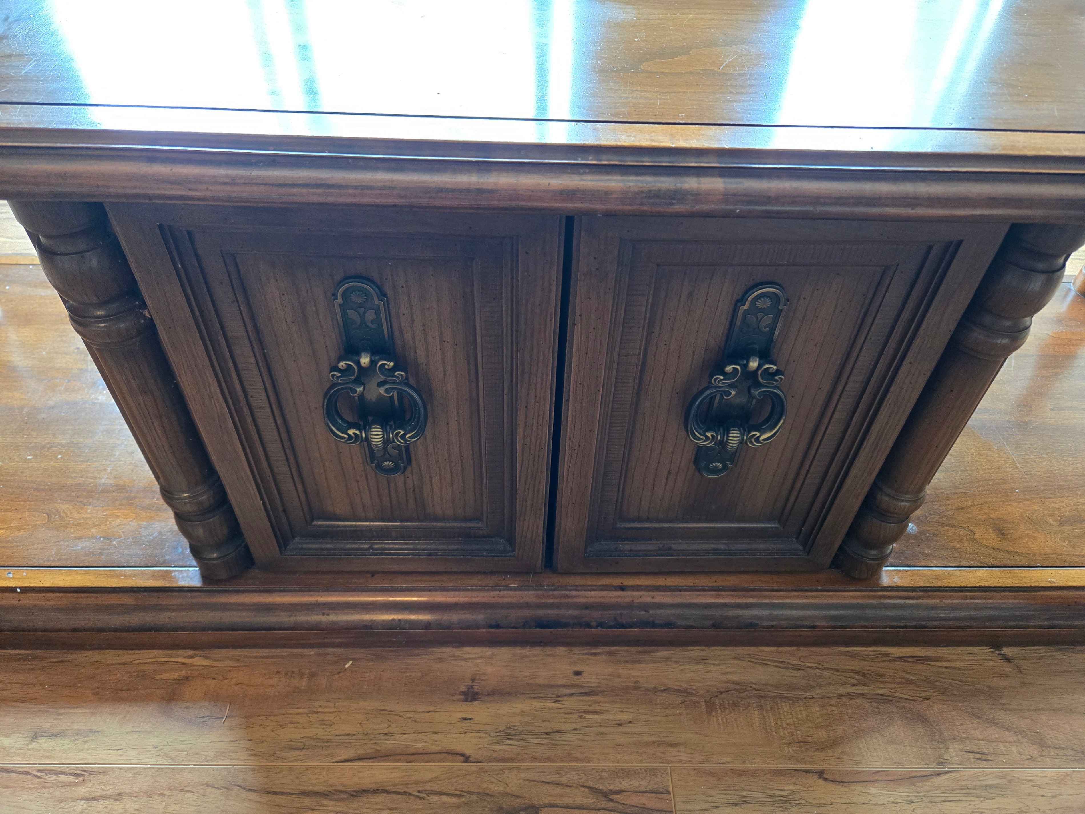Vintage Mid Century Wood Coffee Table Set - photo 3