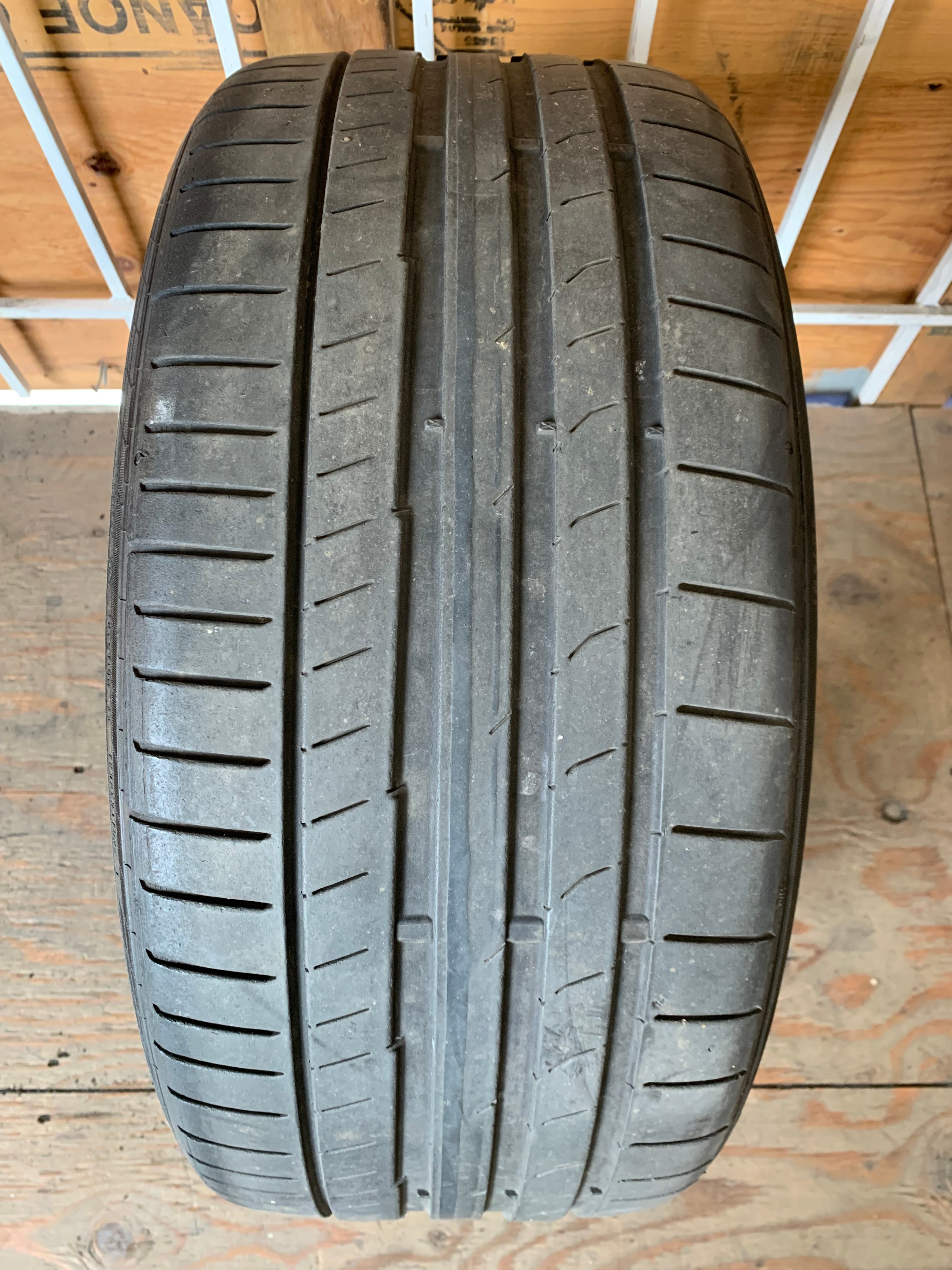 PAIR of 235/35/19 Continental Sport contact 5P AO with 40% tread