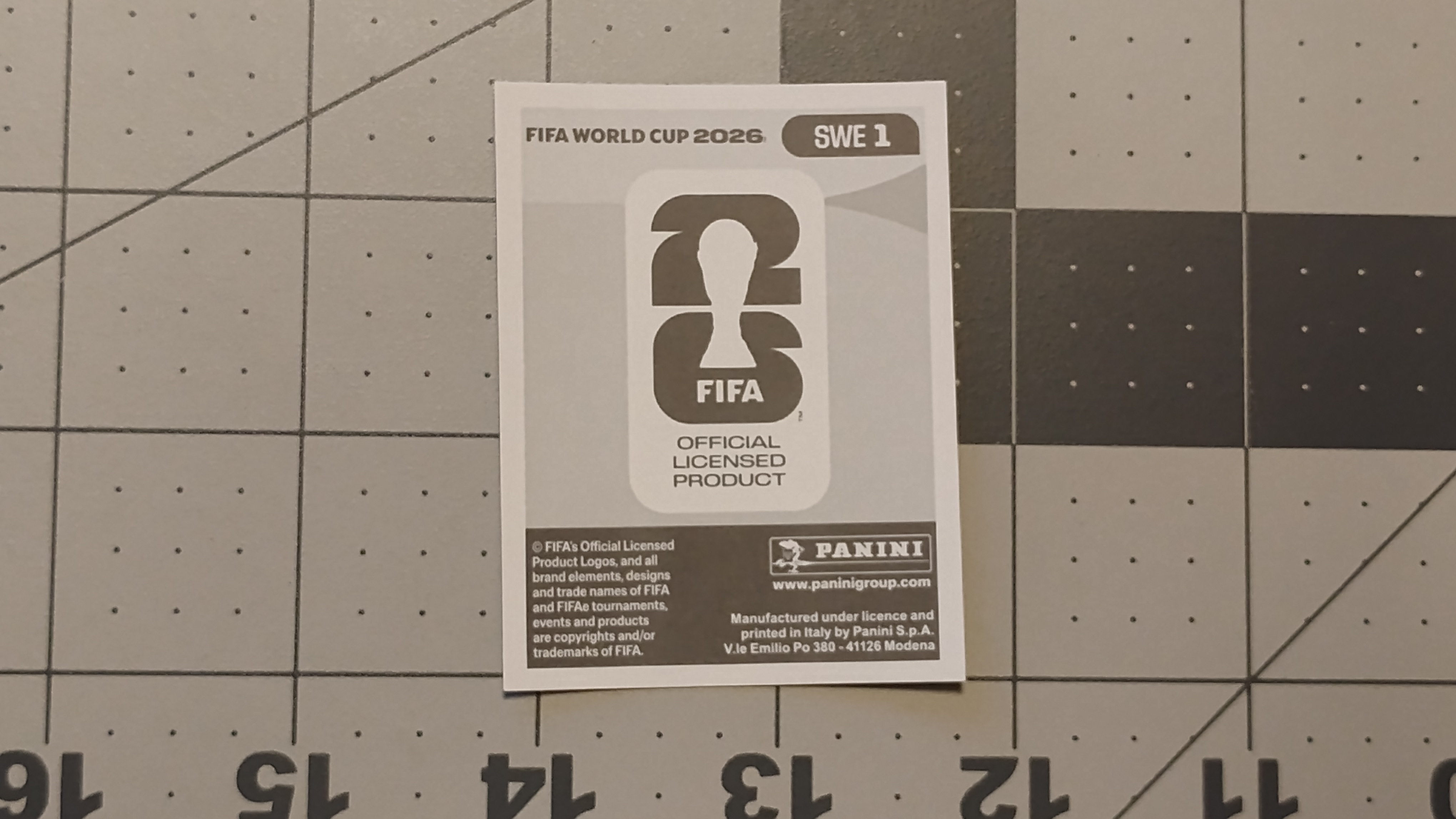Sweden Crest SWE 1 FIFA World Cup 2026 Panini Sticker - photo 2