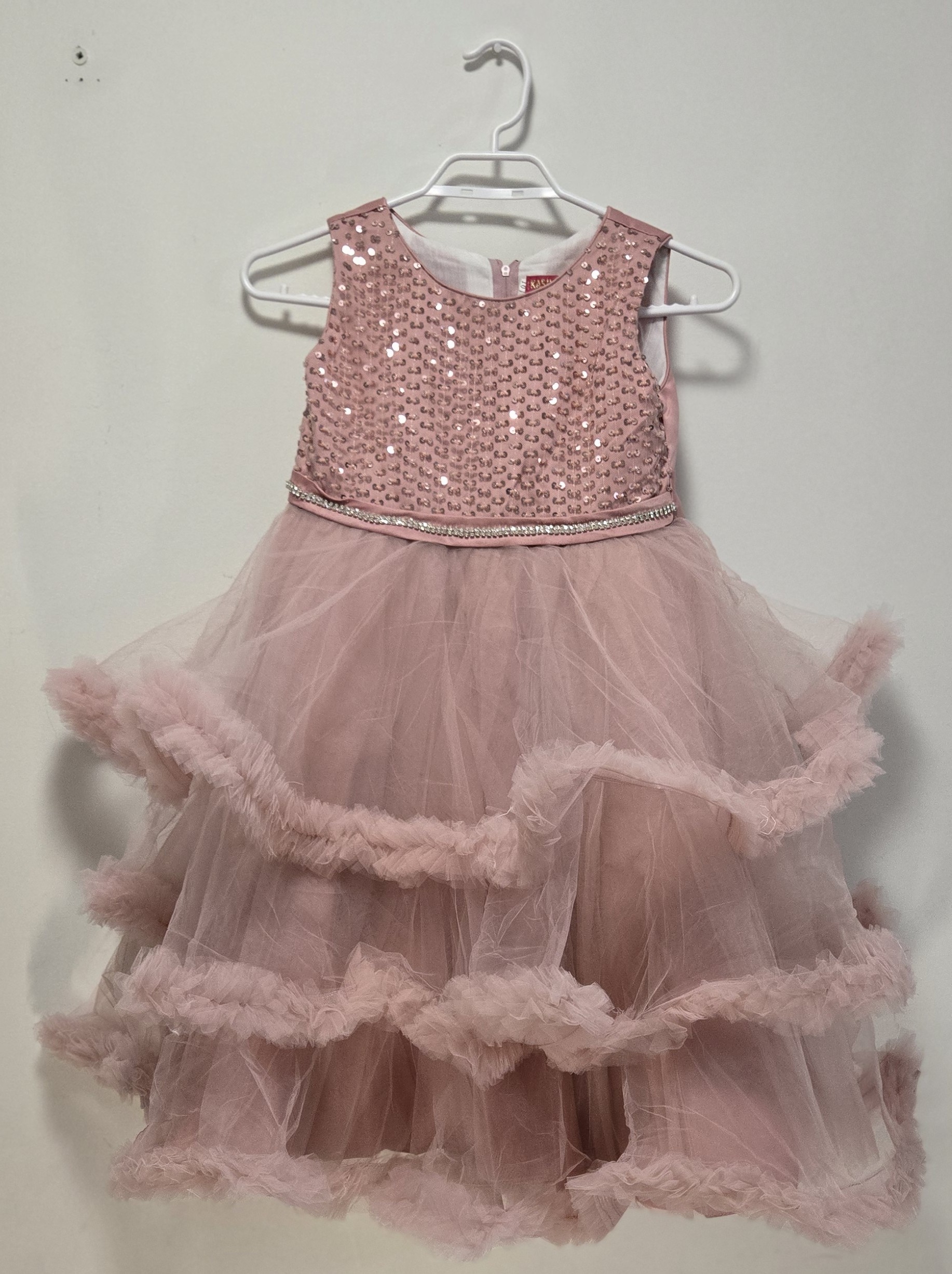 AASHABELLER Pink Sequin Tulle Dress : 9708 - photo 2