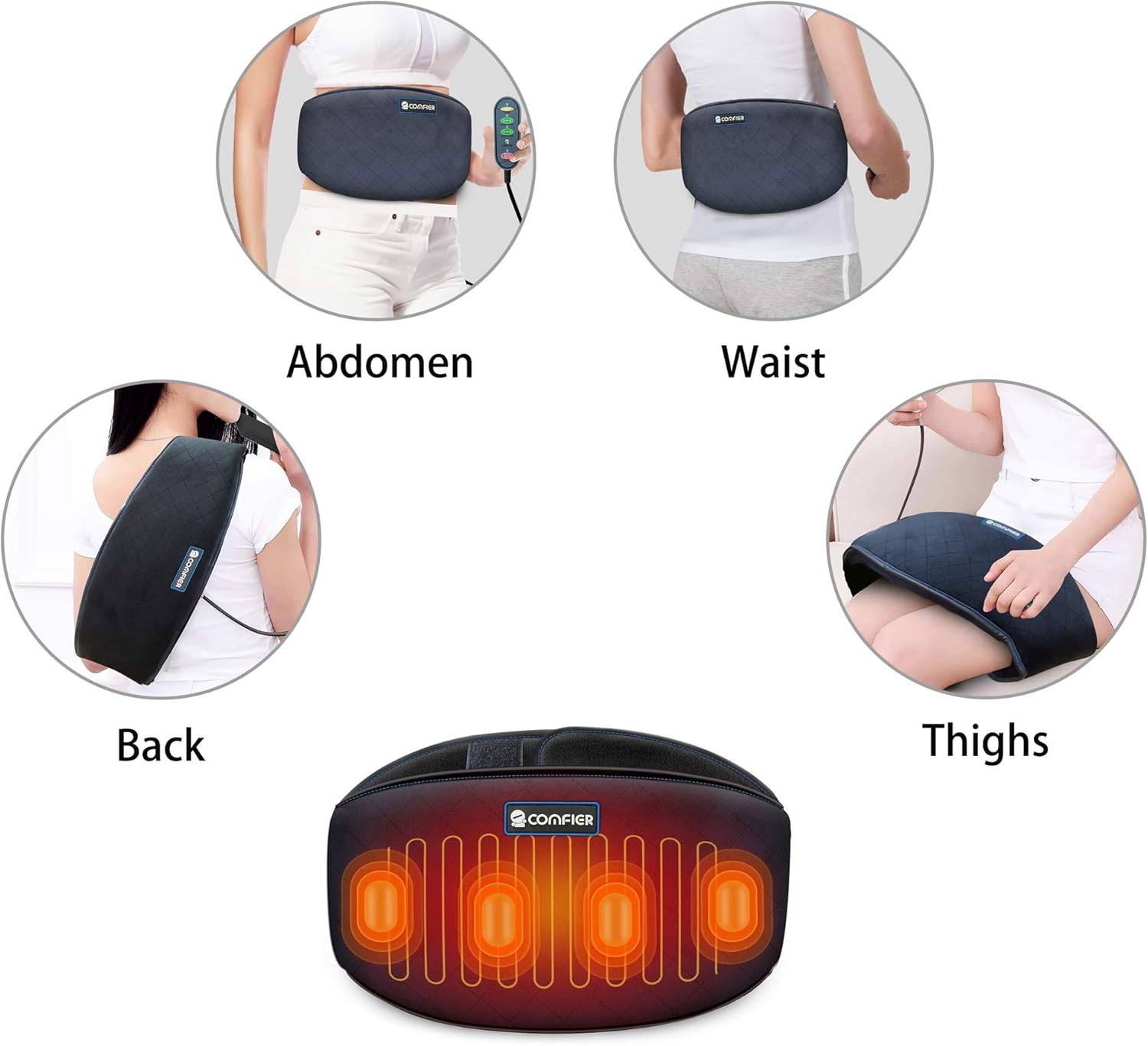 COMFIER Heating Pad for Back - Heated Waist Belt Wrap - photo 2