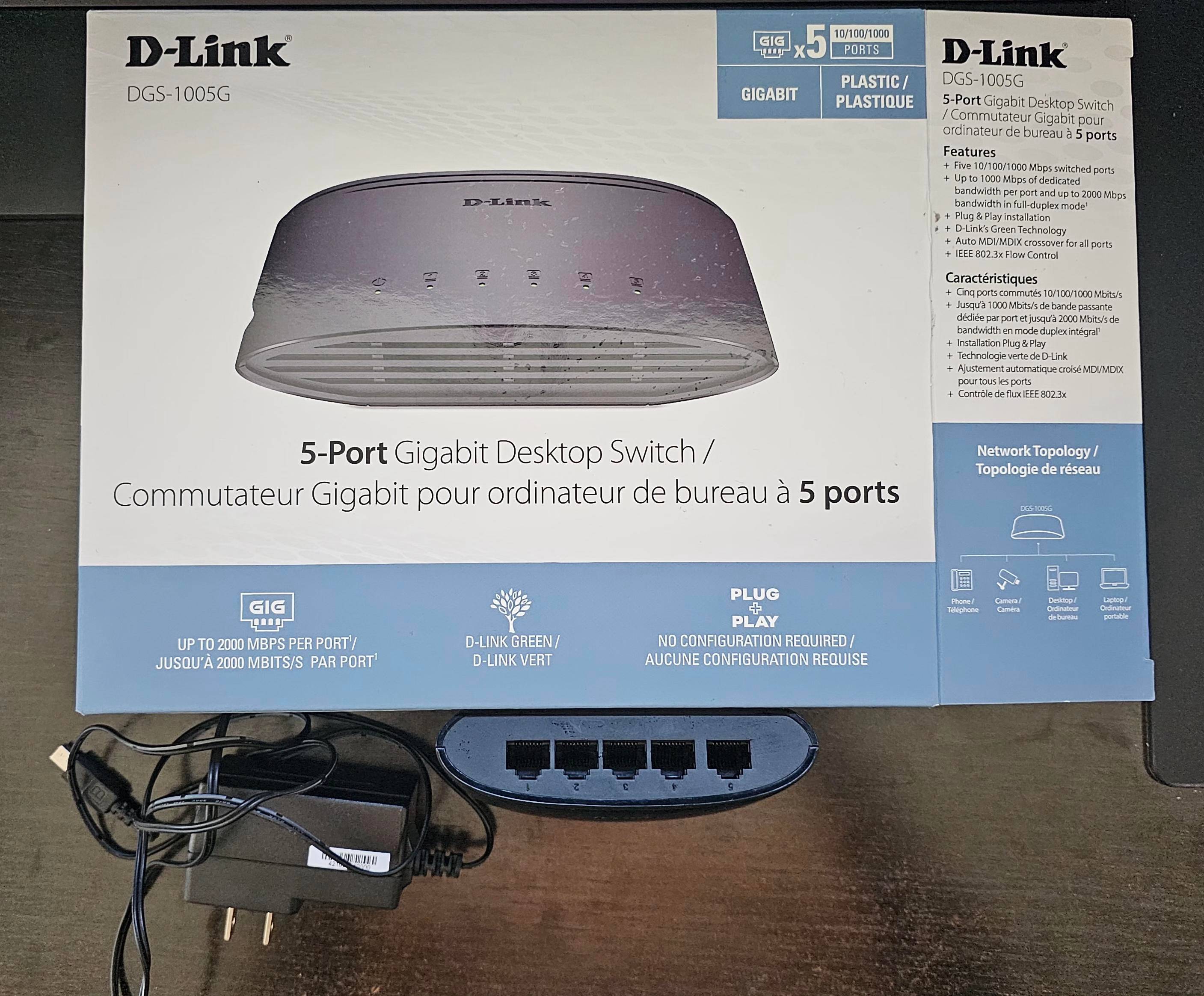 Dlink 5 Port Gigabit Switch