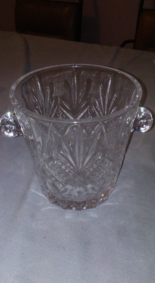 Crystal Ice Bucket - 7 Inches