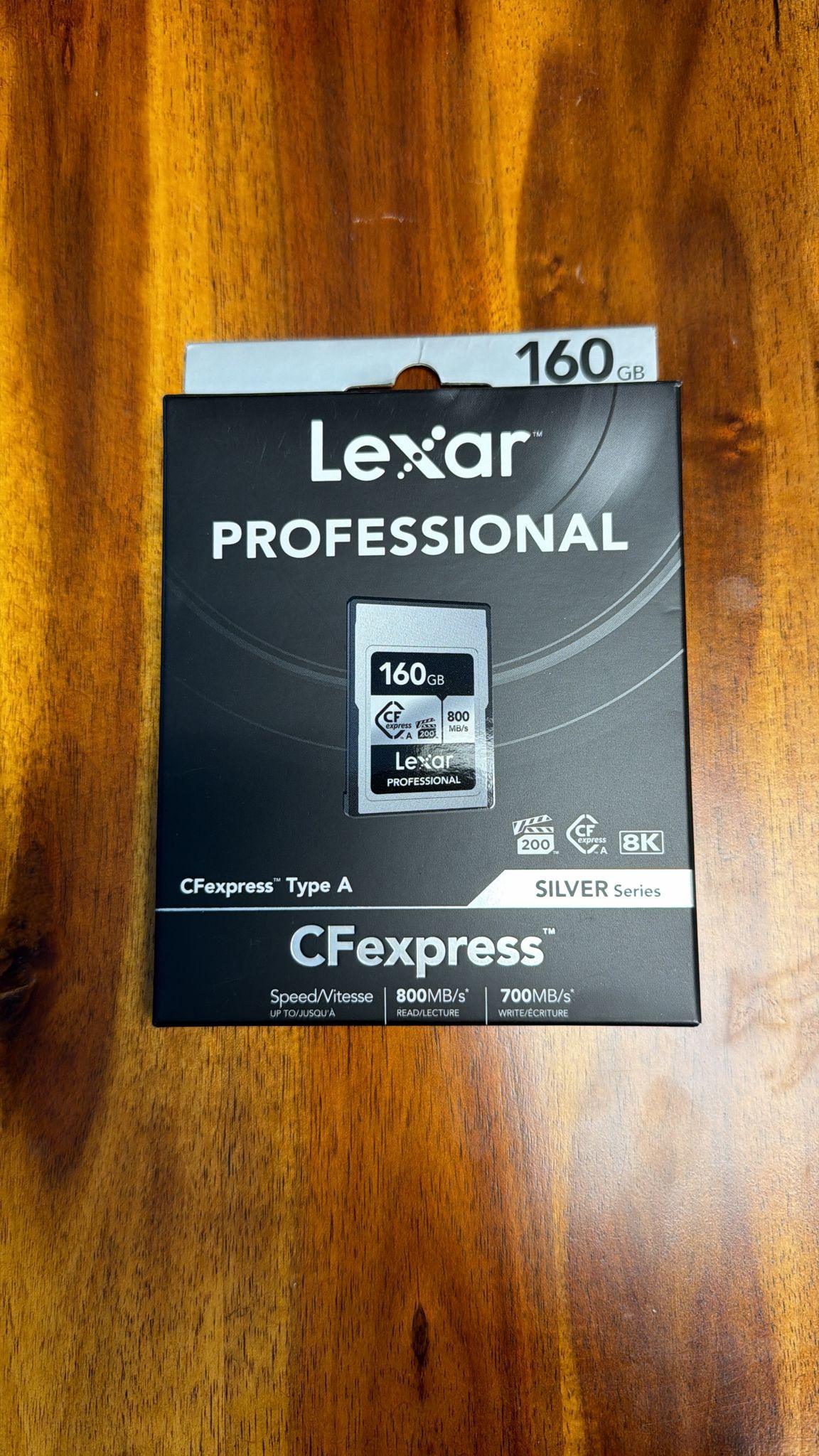 Lexar 160GB Professional CFexpress Type A Card Silver