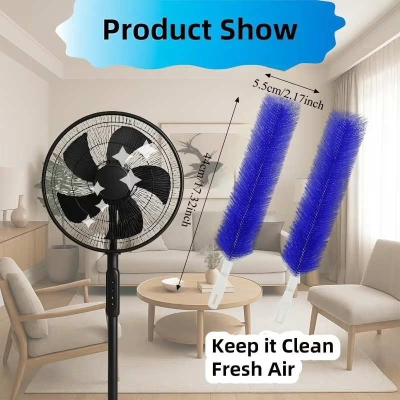 Fan Cleaning Brush, Bendable Fan Dust Removal Brush - photo 5