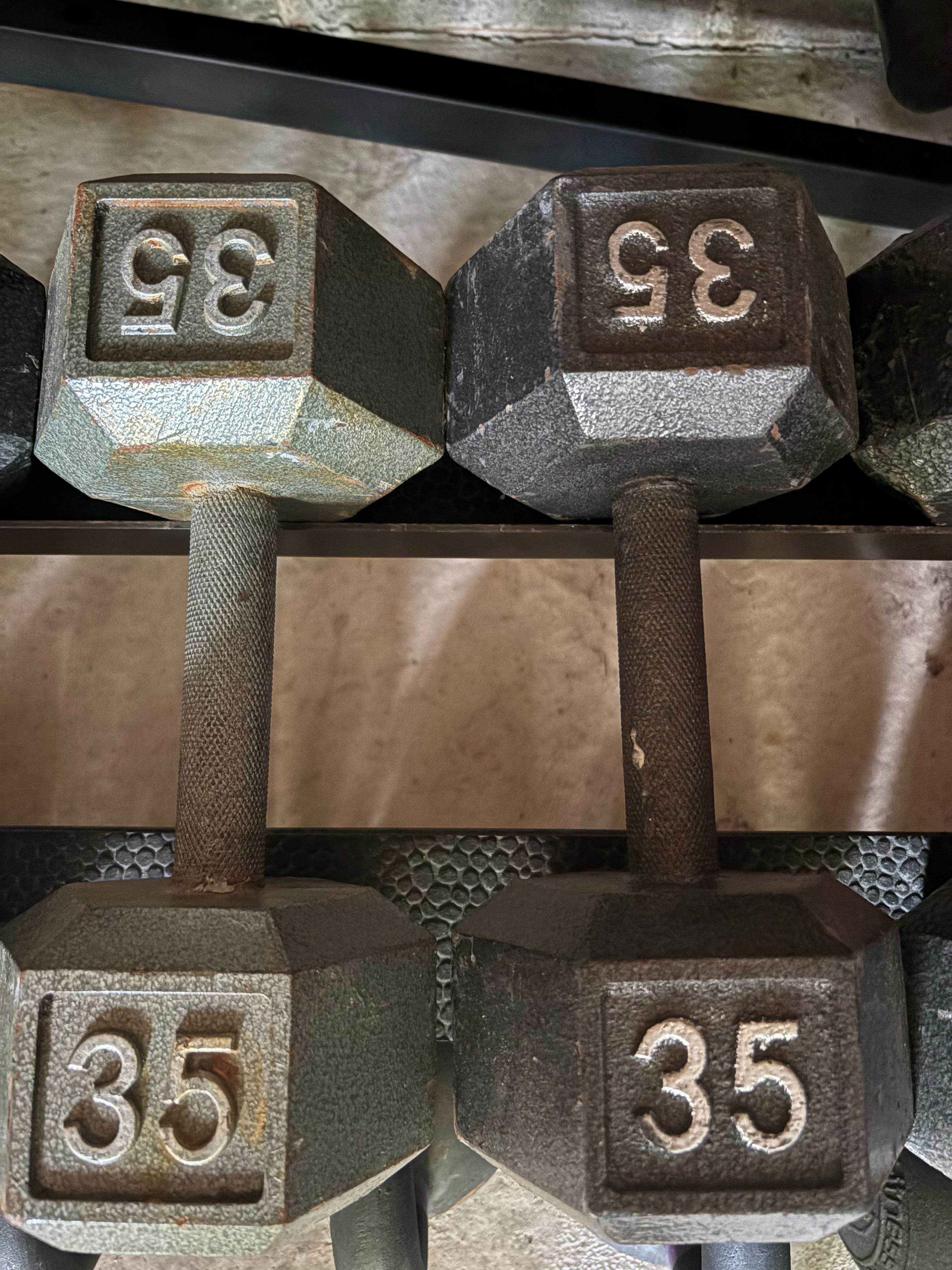 35lb Chrome Dumbbells (Pair)