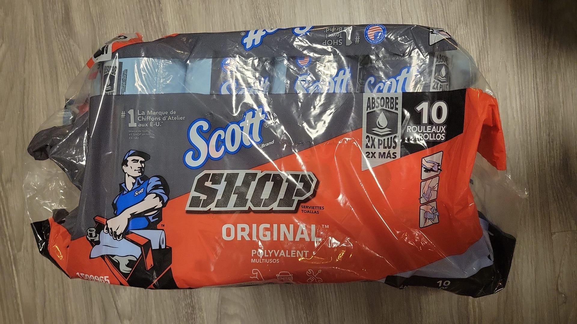 Scott Original Shop Towels – 9 Rolls