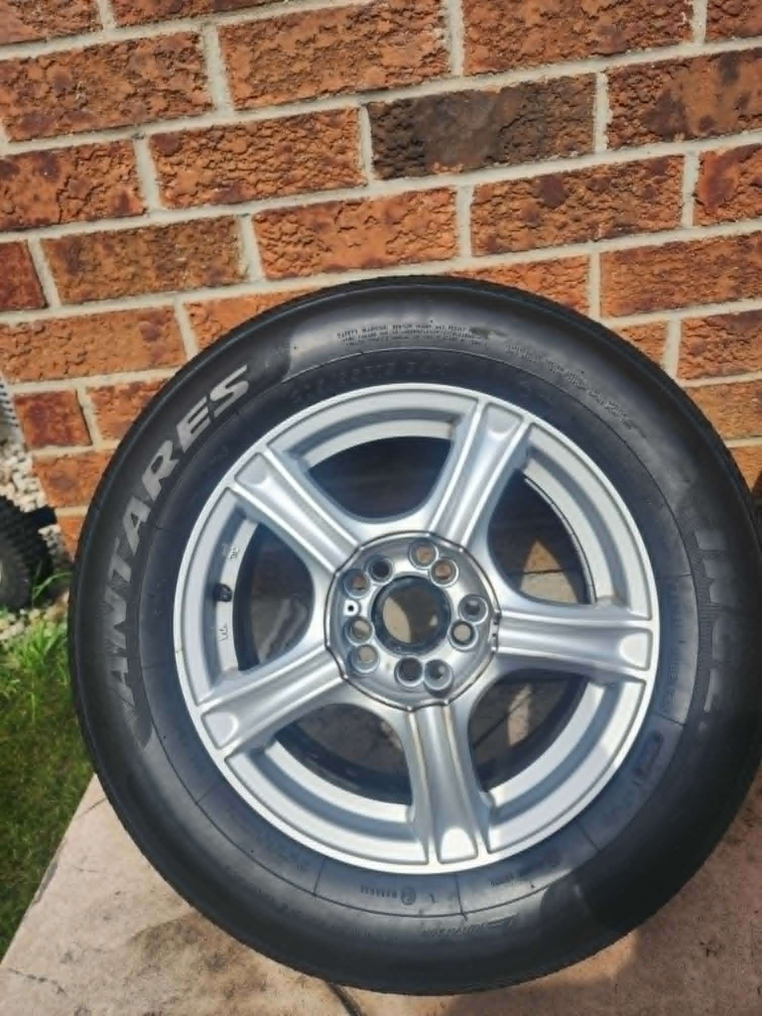 Silver Alloy Wheels with extra Tires - photo 4