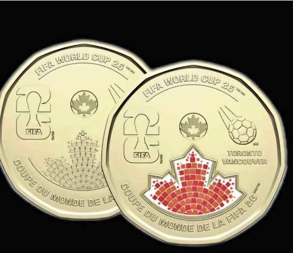 Canada 2026 FIFA World Cup 2 Dollar Coin