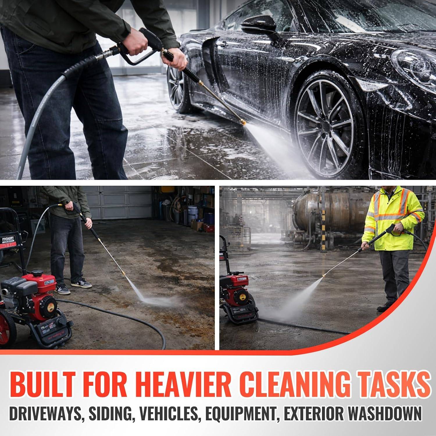 Hose YAMATIC 516 ID Pressure Washer 50' 4000 PSI, Kink-Resistant - photo 5
