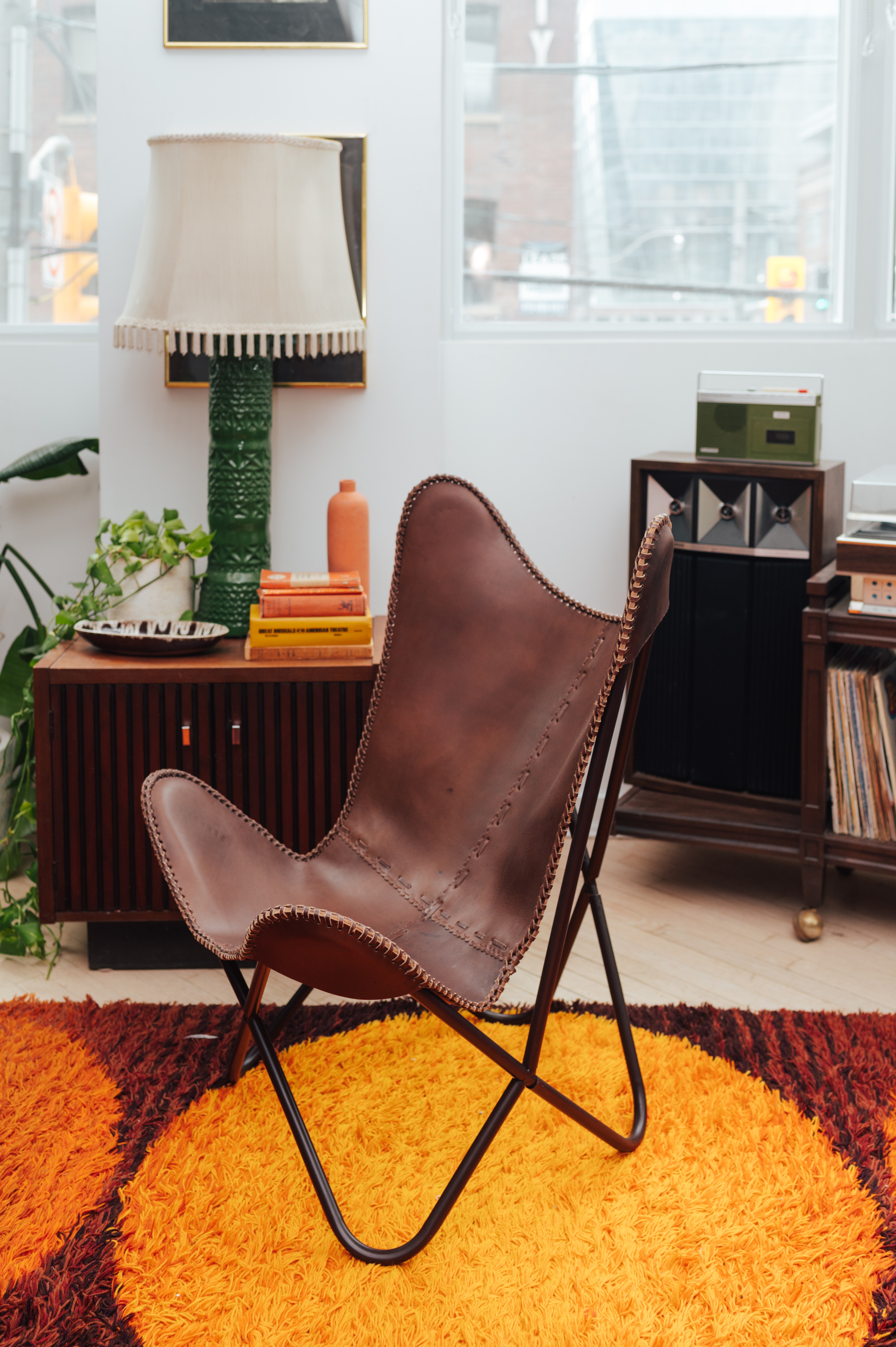Leather Butterfly Chair