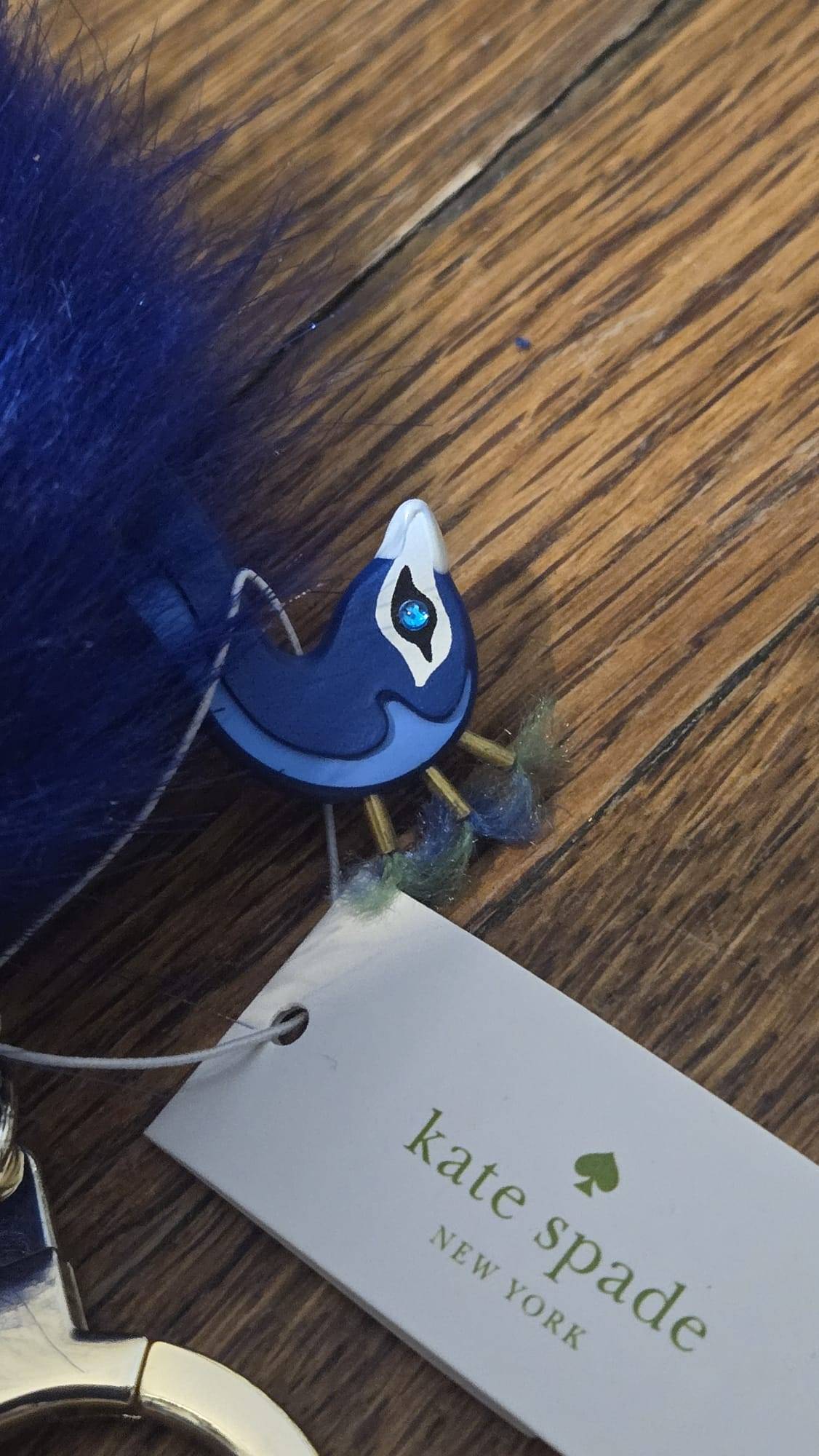 Kate Spade New York Peacock Charm Keychain - photo 3