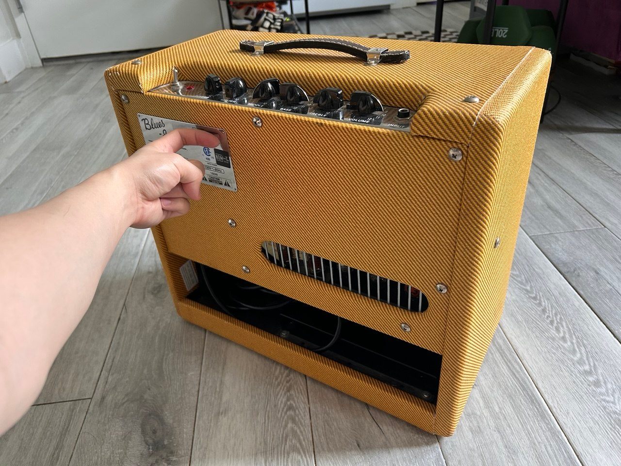Fender Blues Junior 15-watt 1 x 12-inch - Lacquered Tweed - photo 4