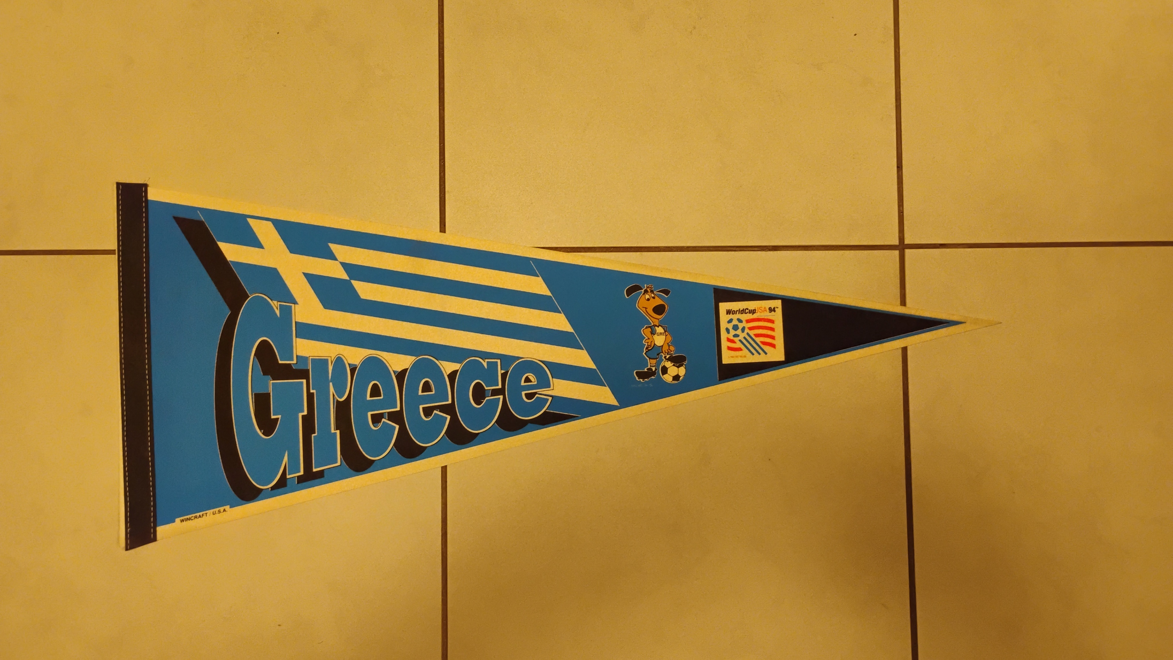FIFA World Cup USA 94 Greece Pennant