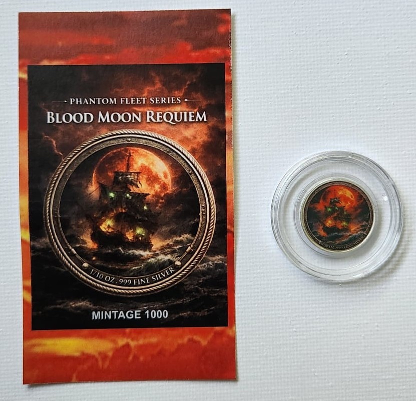 Blood Moon Requiem — 1/10 oz .999 fine silver