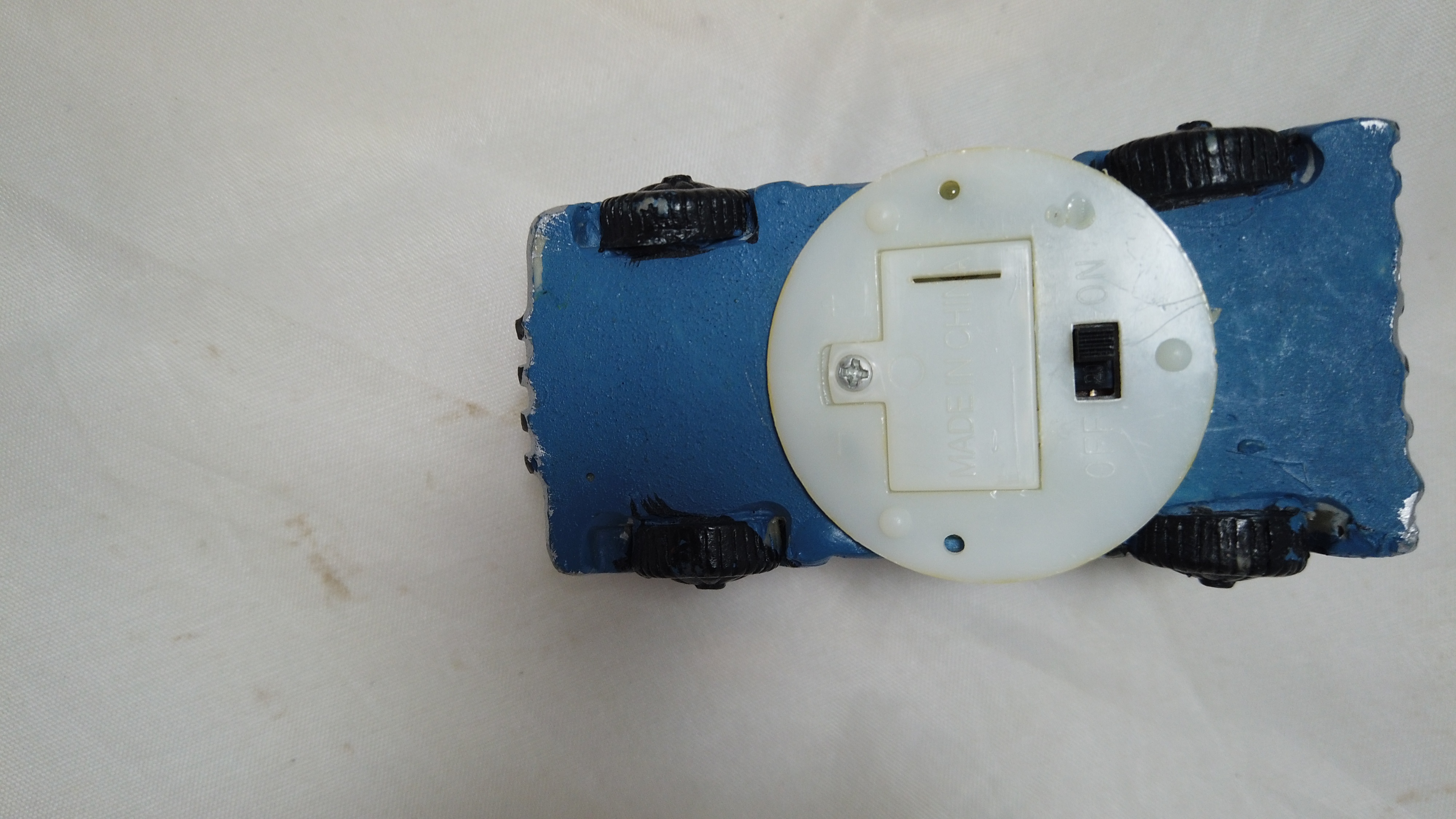 Vintage Style Blue Antique Car Battery-Operated Novelty Decor - - photo 5