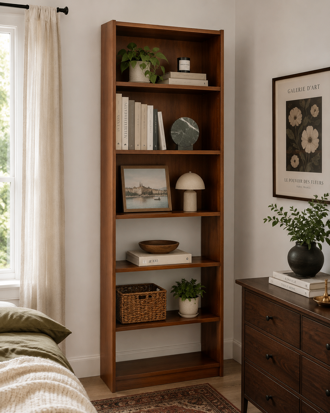 IKEA Bookcase / Storage Shelf – 60cm W x 202cm H x 28cm D - photo 2