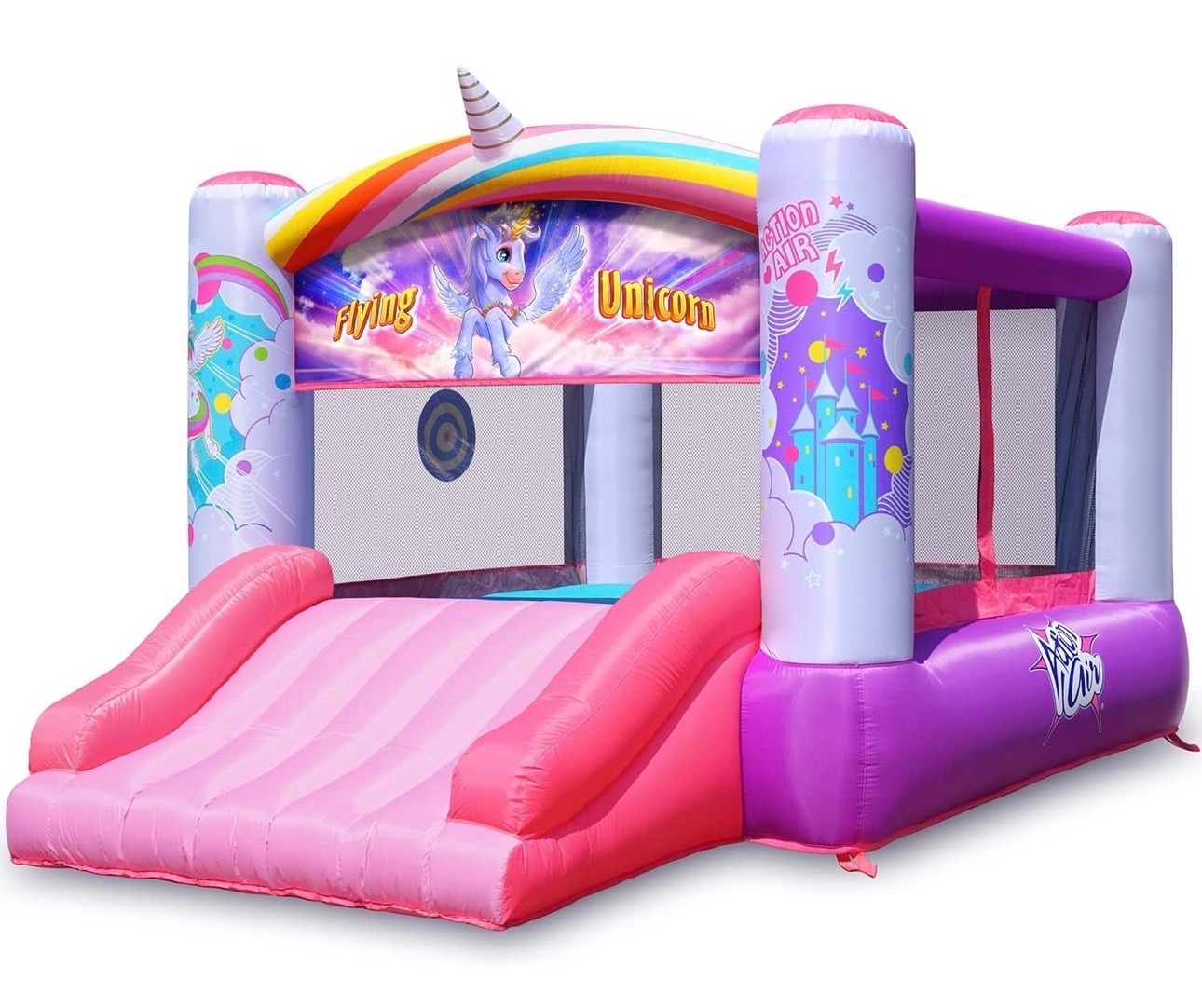 Unicorn Inflatable Bounce House with Blower, Durable Sewn Thick - photo 2