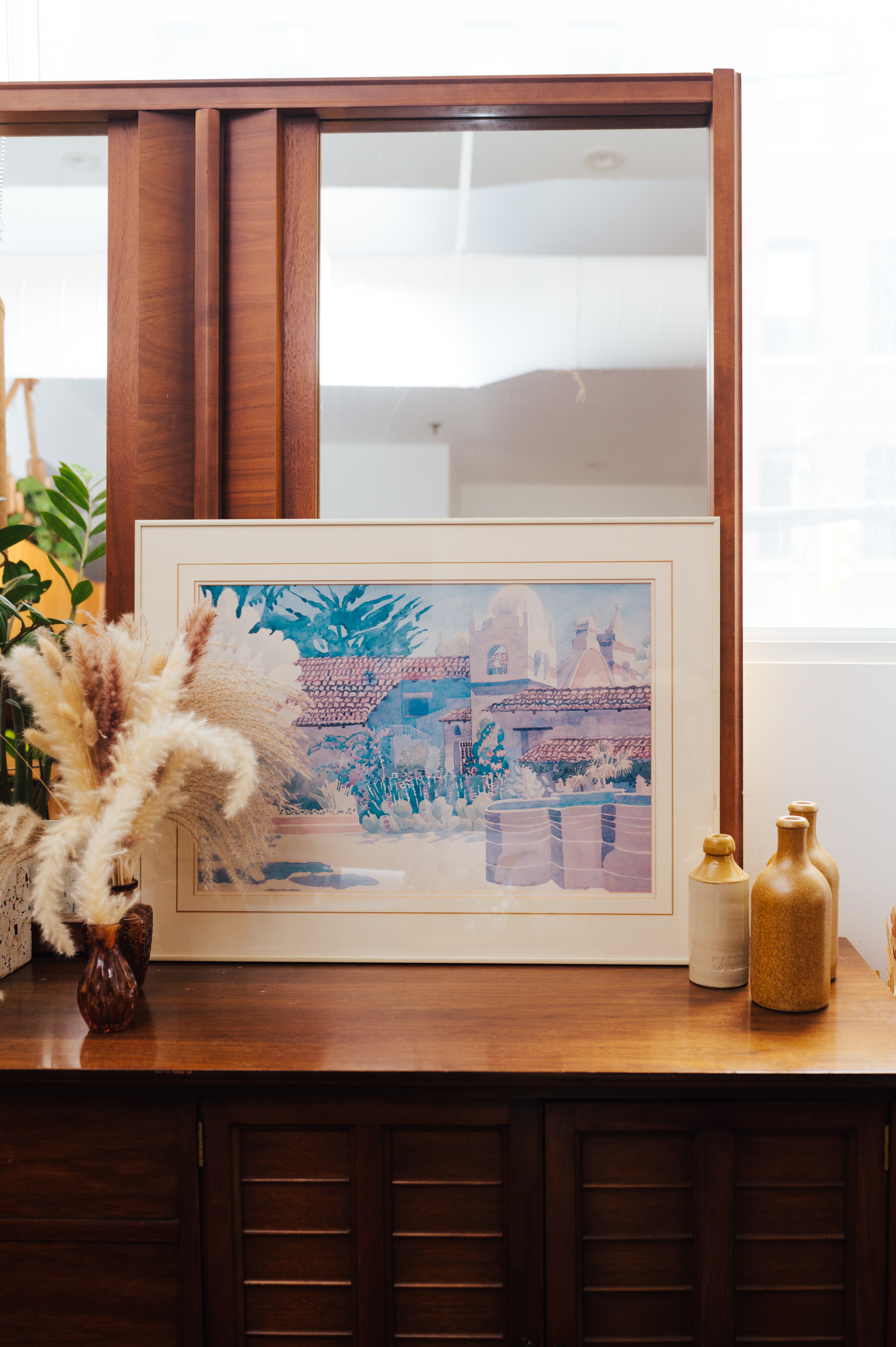 Framed Mediterranean Watercolour Print - photo 5