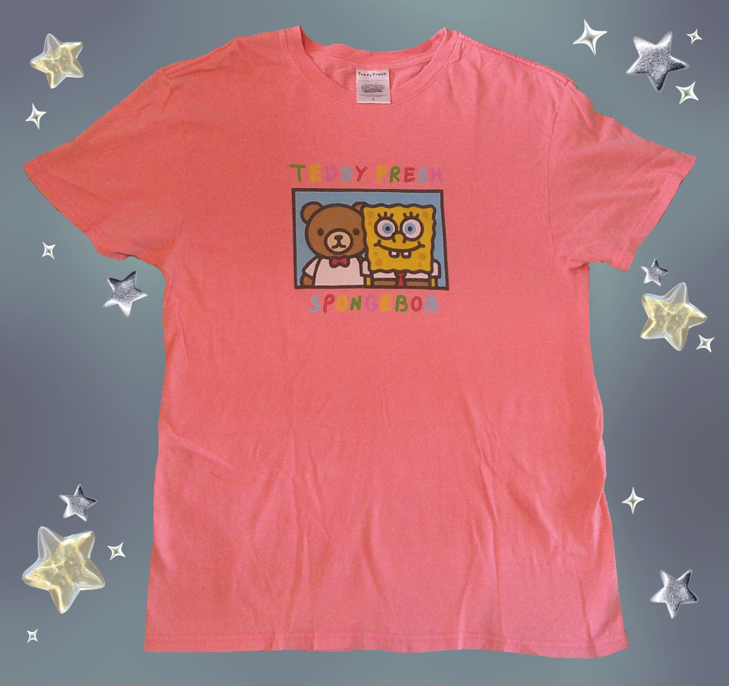 teddy fresh x spongebob 2020 limited edition t-shirt