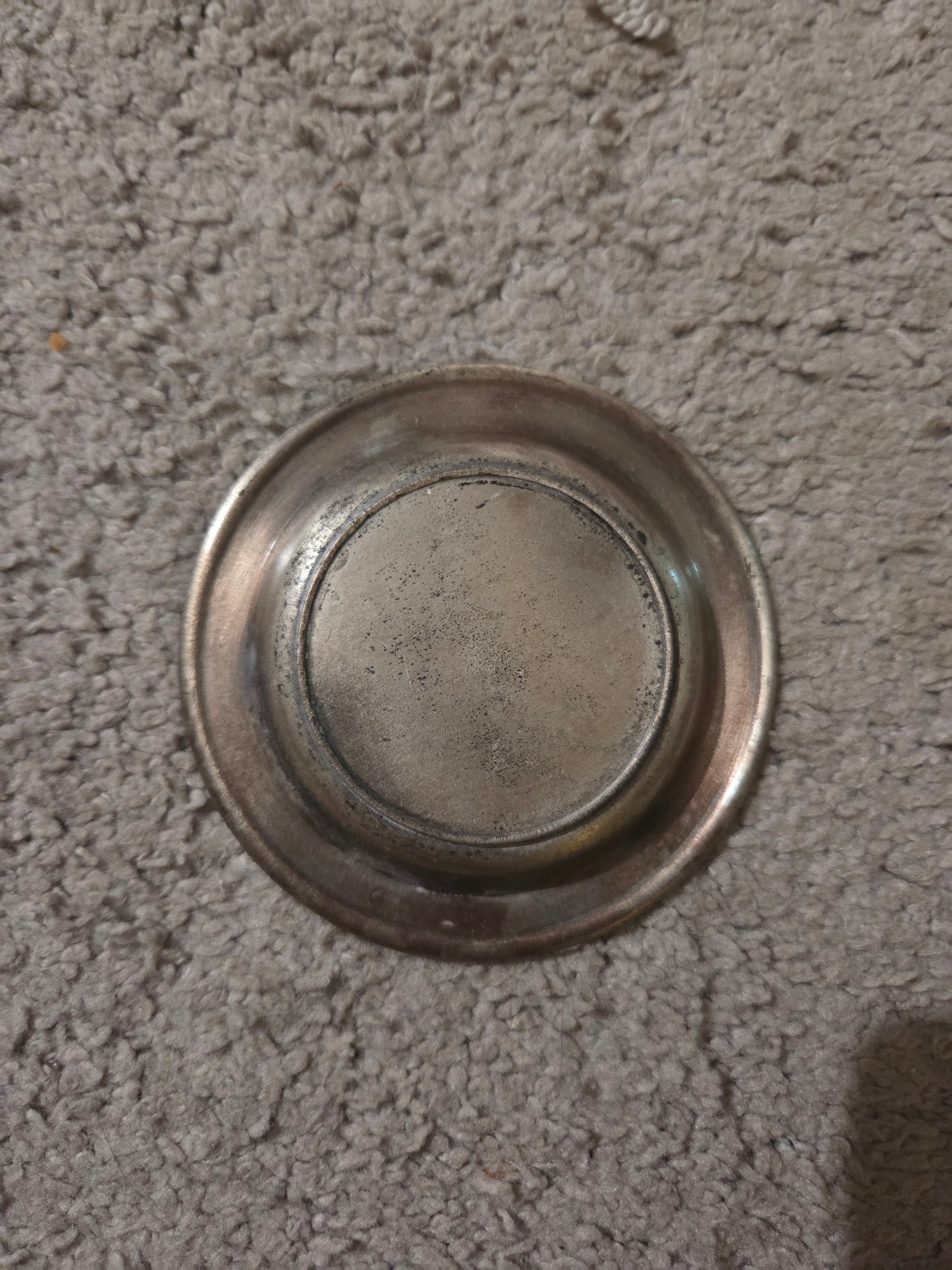 Vintage Paris Souvenir Metal Trinket Dish / Eiffel Tower Tray - photo 2
