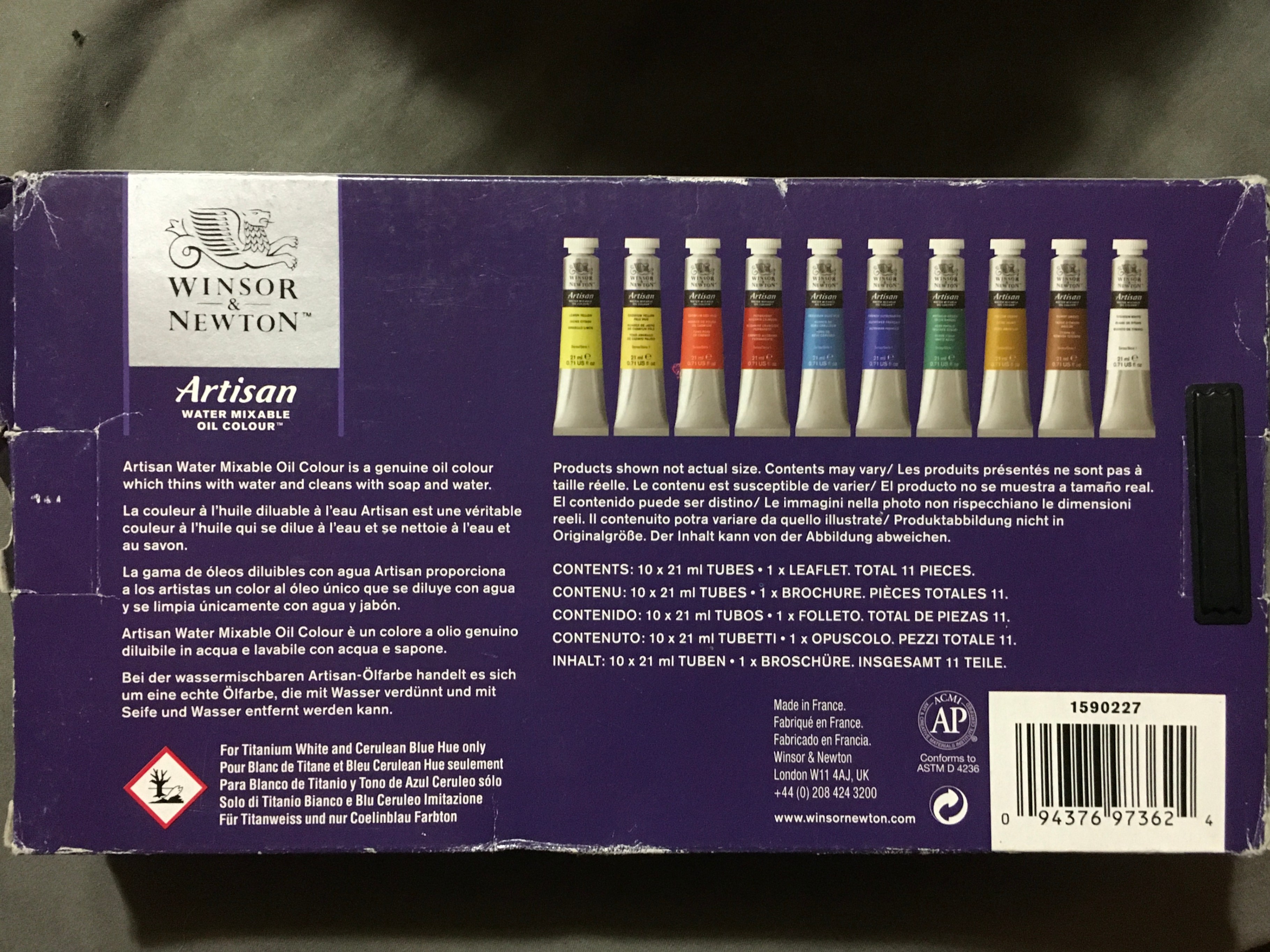 Winsor & Newton Artisan Water Mixable Oil Colour Set - photo 2