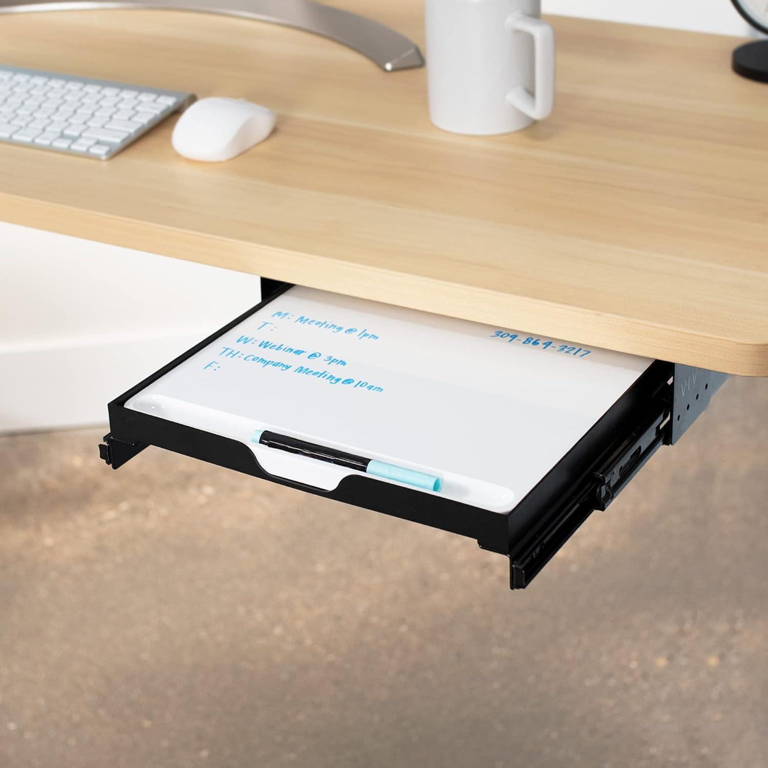 New VIVO Under Desk Sliding 28cm Pull-Out Whiteboard Drawer - photo 2