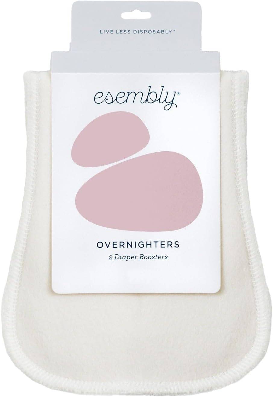 Esembly Organic Cotton Overnighters Diaper Boosters - Pack of 4