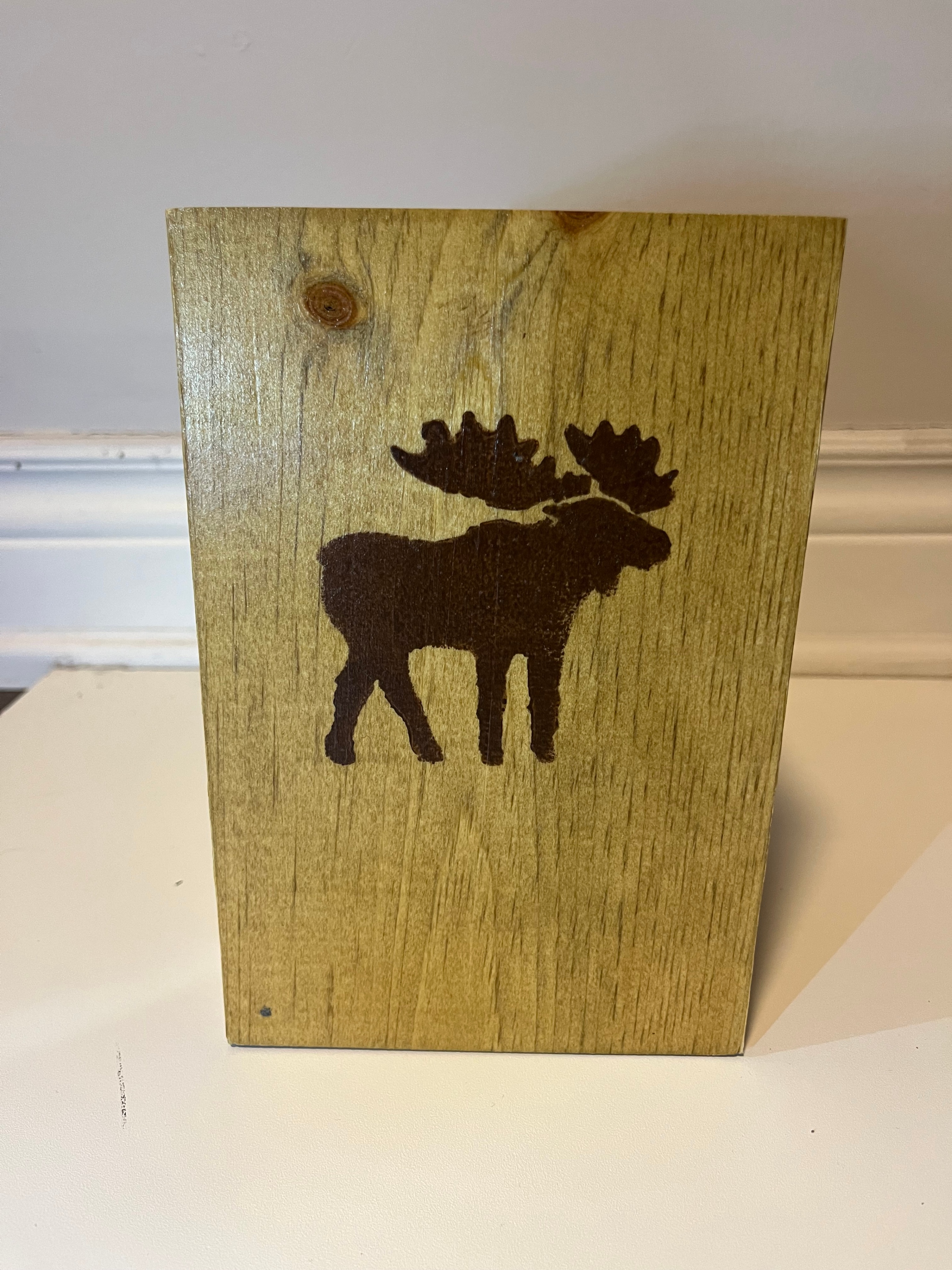 Rustic Solid Wood Decorative Box Holders Set (Deer & Moose) - photo 5