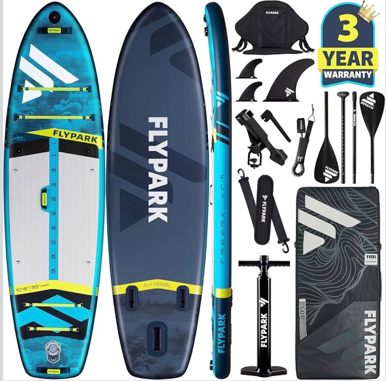 Paddle Board 11'x35'' Extra Wide Paddleboard Camera Mount - photo 2