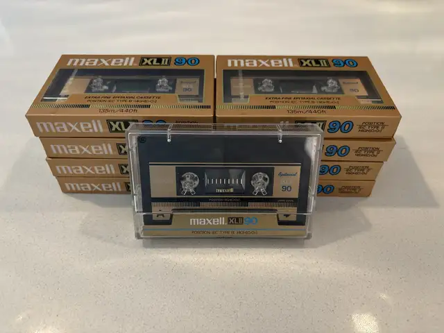 Maxell XLII 90 cassette tapes XL