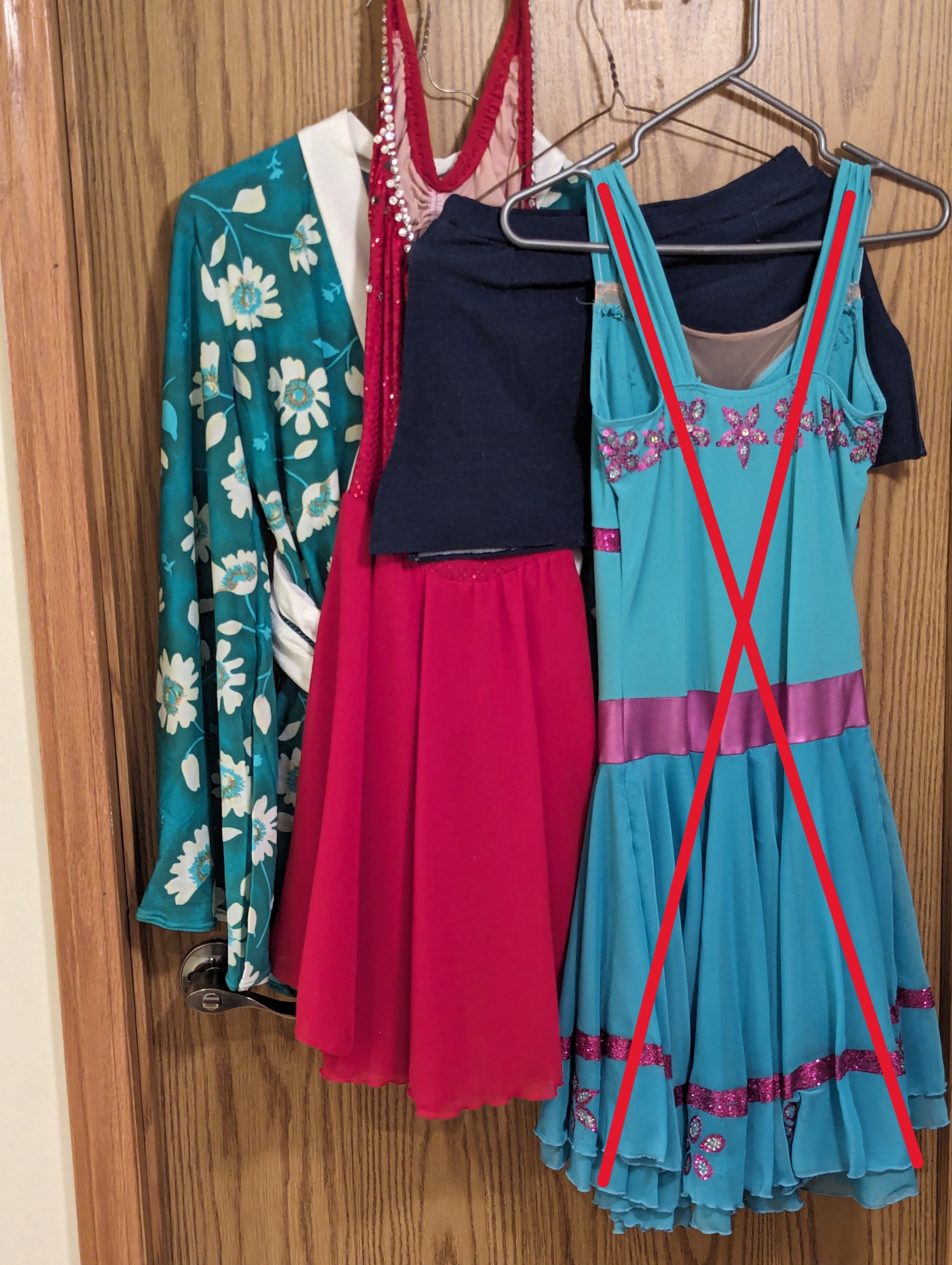 Ladies figure skating costume or dance costume dress size medium