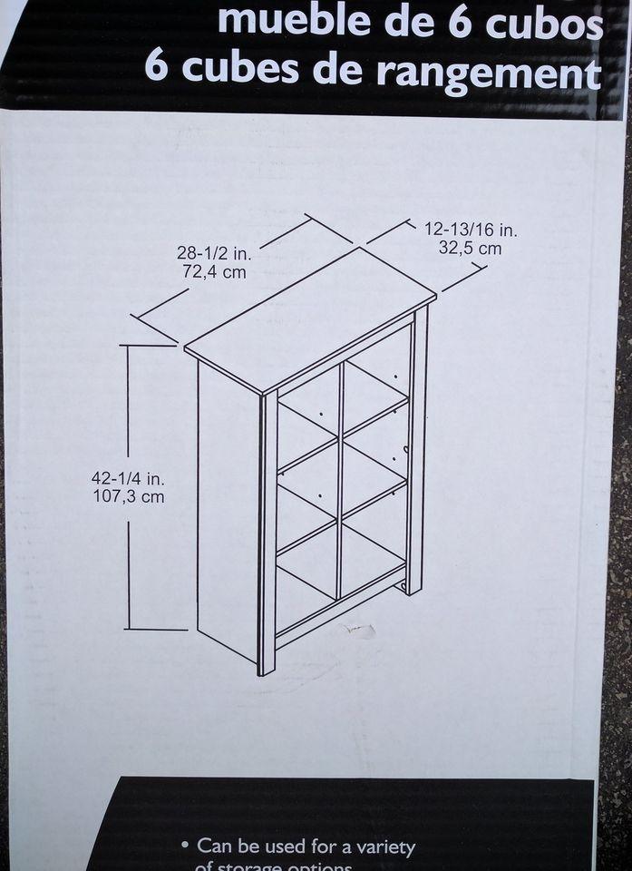 New 6 Cube Storage Bookcase - photo 3