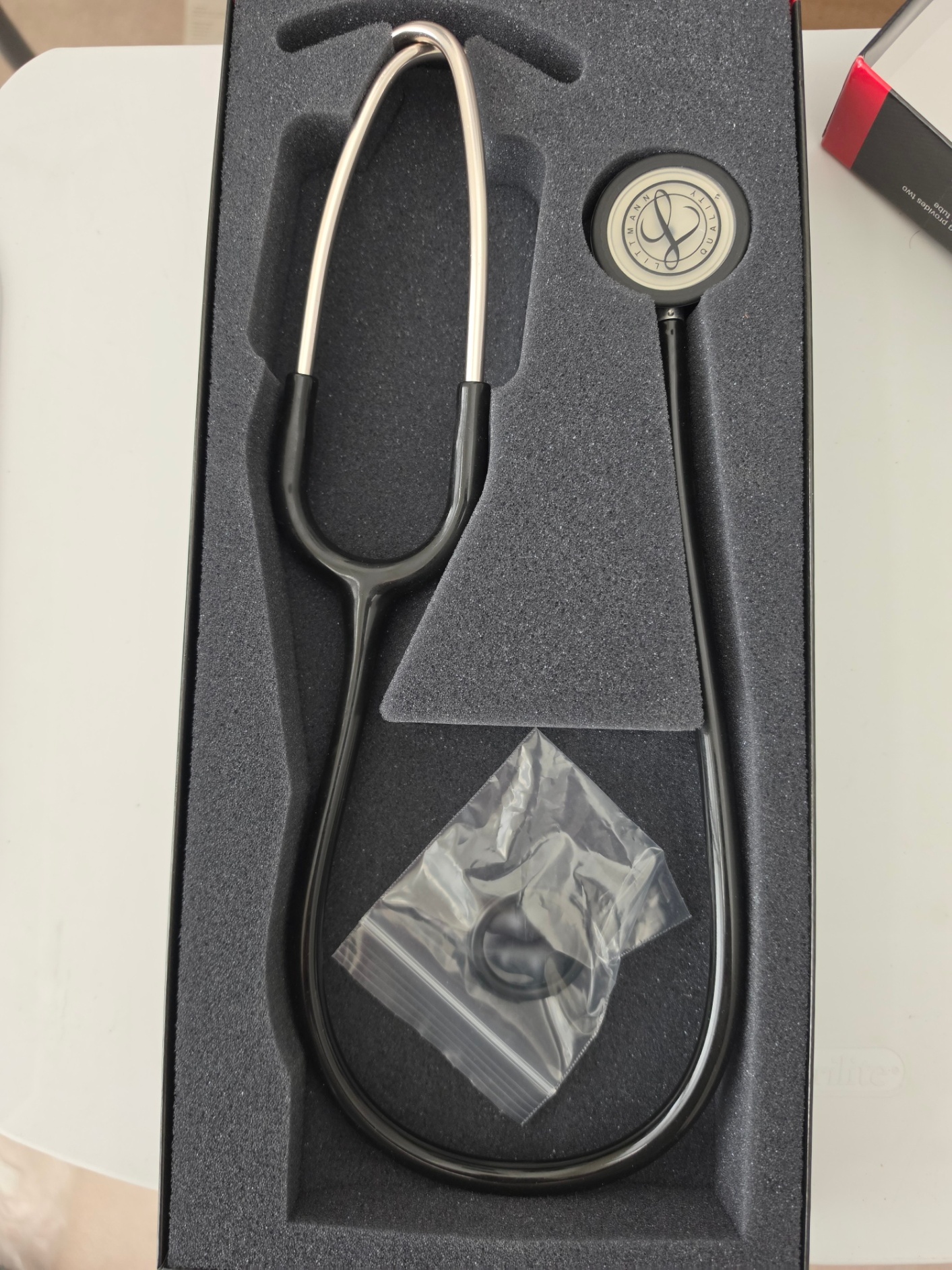 3M Littmann Stethoscope, Cardiology IV, Black Tube, #6152