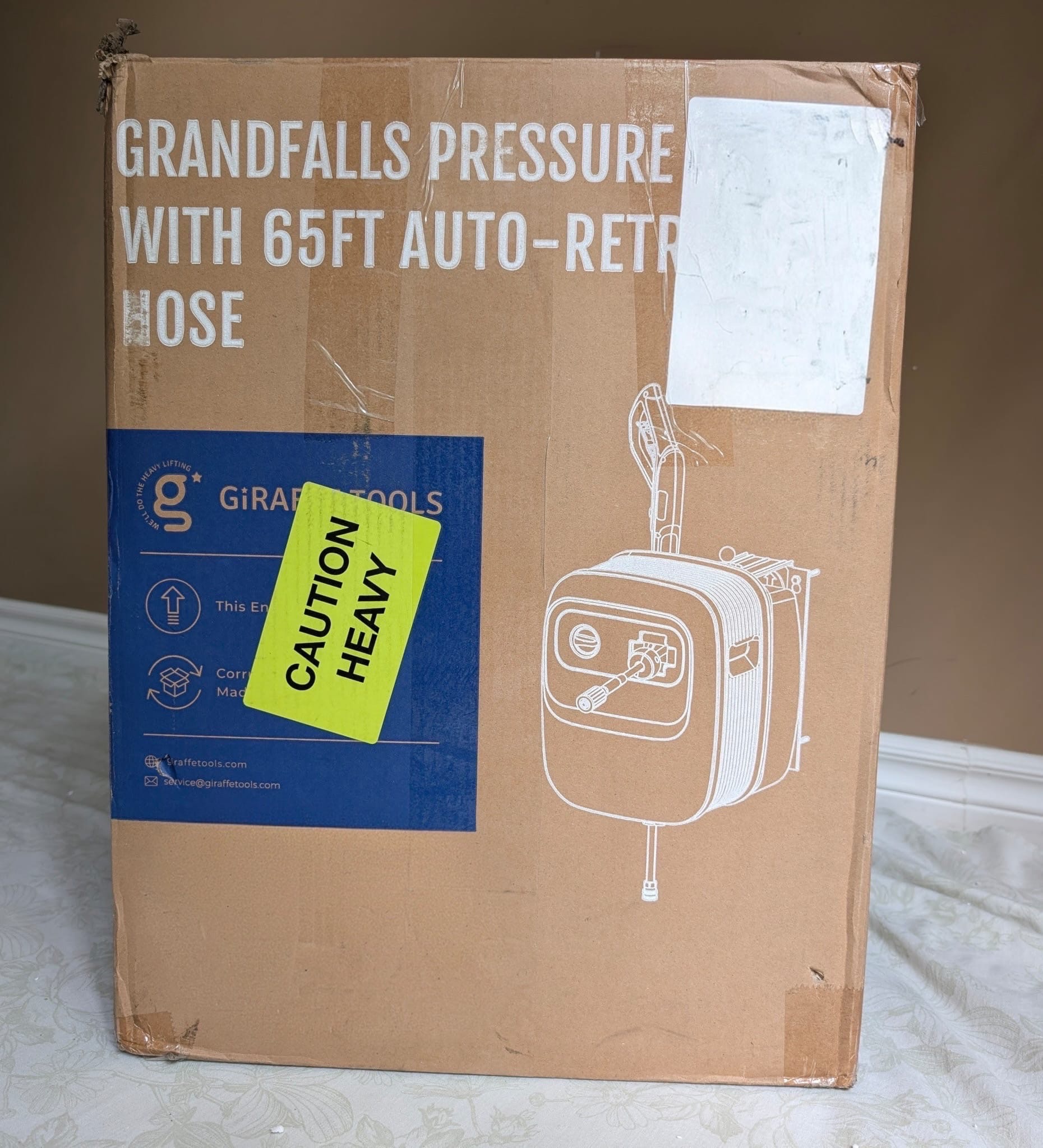 READ: Giraffe Tools G20Pro Grandfalls Pressure Washer 65ft Hose - photo 2