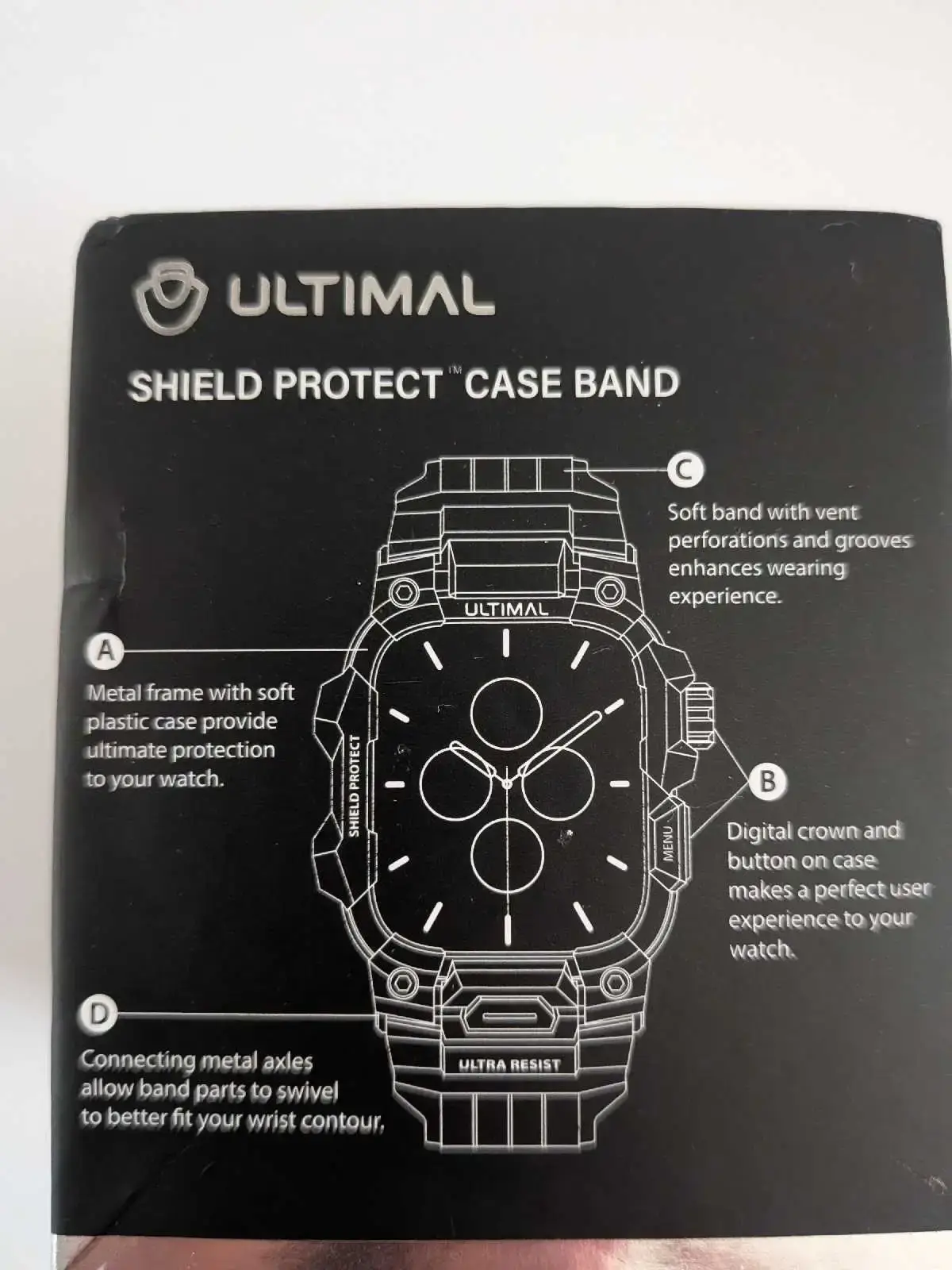 Ultimal Shield Protect Case Band for Apple Watch 44mm - photo 2