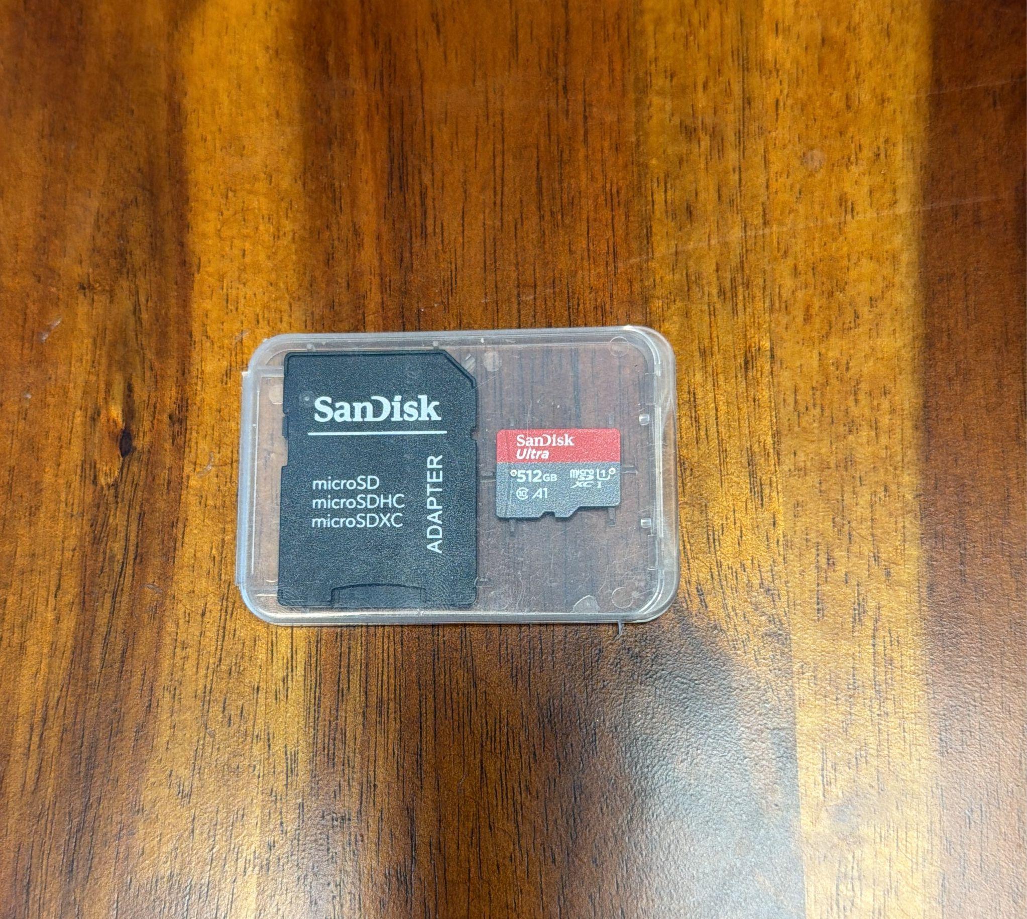 SanDisk 512GB Ultra microSDXC UHS-I Memory Card