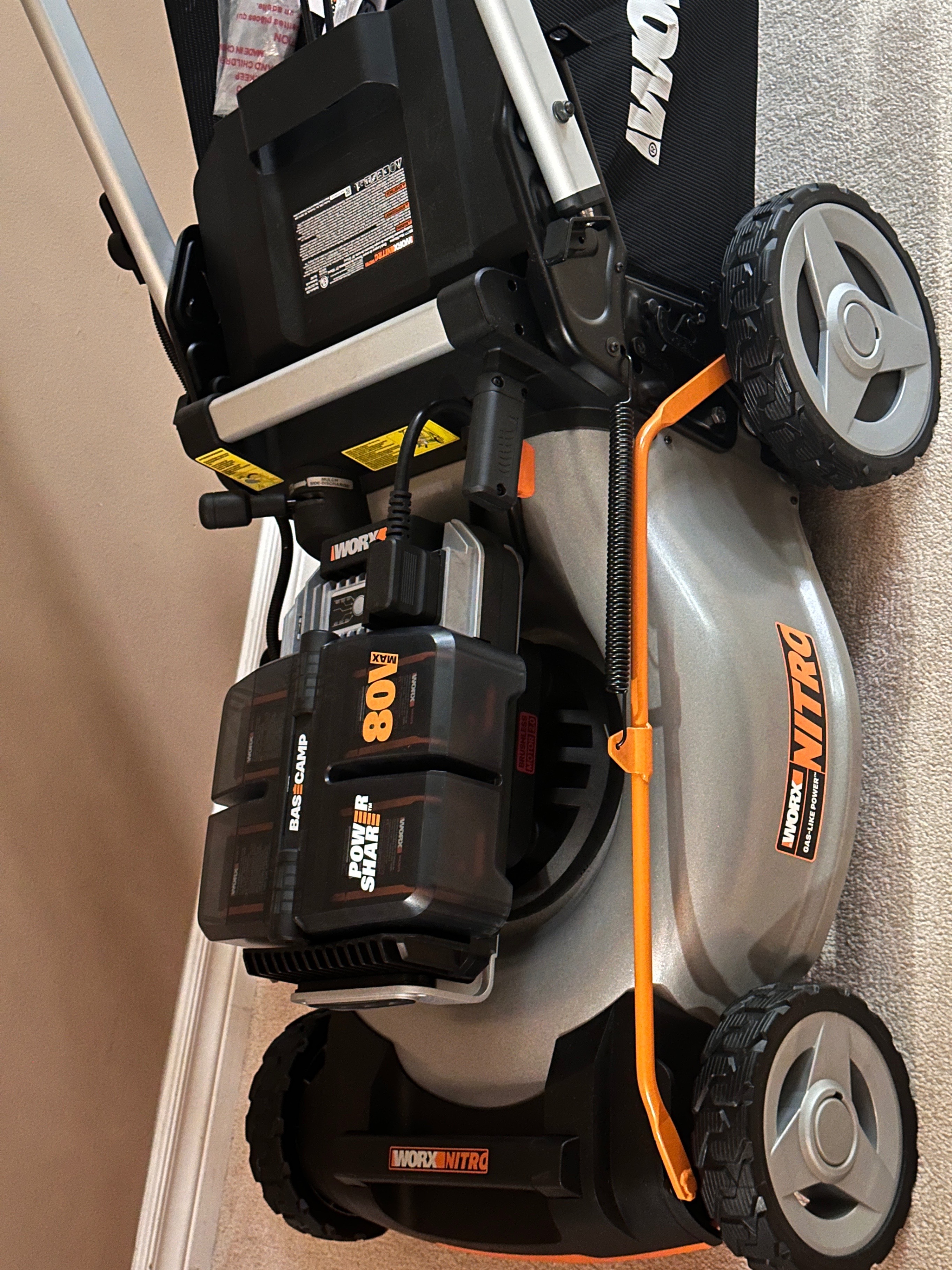 80v Cordless e-Lawn Mower Brushless Motor 3-in-1 Self-Propelled - photo 4