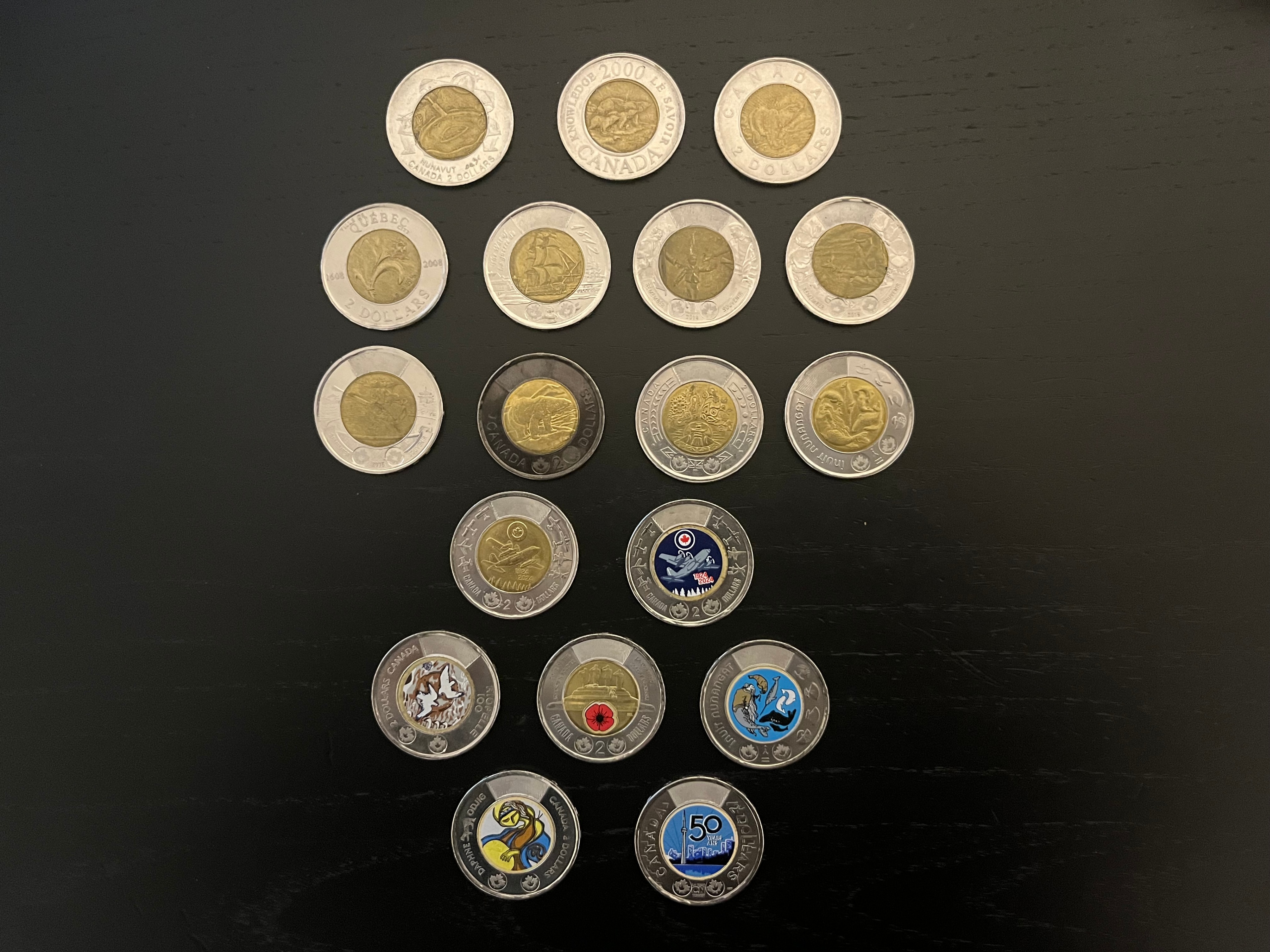 Commemorative Toonie Coins