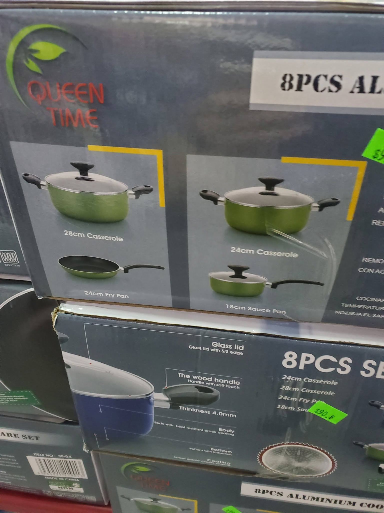 Queen Time Aluminum Cookware Set – 8 pcs - photo 4