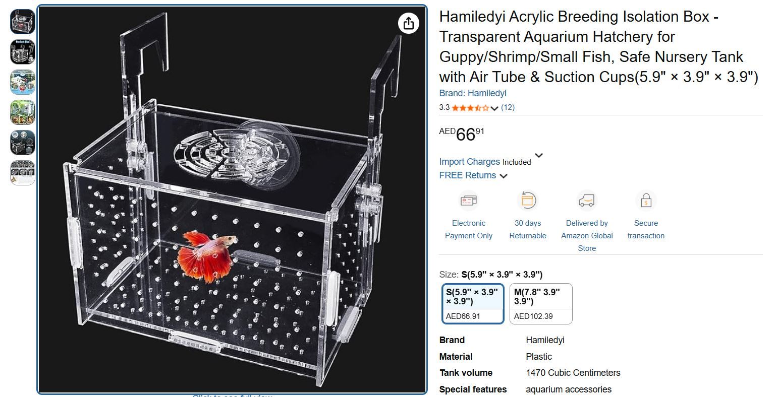 Hamideiledyi Acrylic Breeding Isolation Box - photo 2