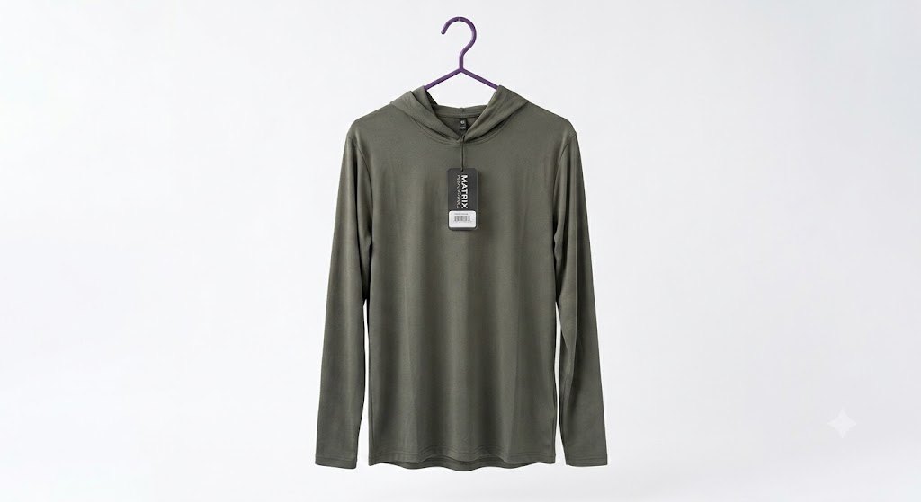 NEW Matrix Performance Gray Lightweight Pullover Hoodie Mens 2XL