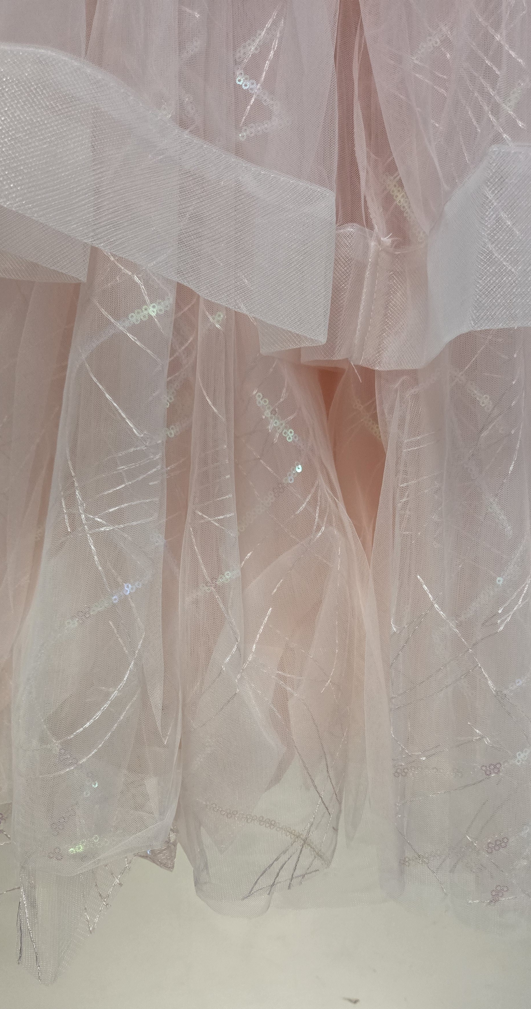 Pink Tulle Dress with Bow Accent:5363 - photo 3