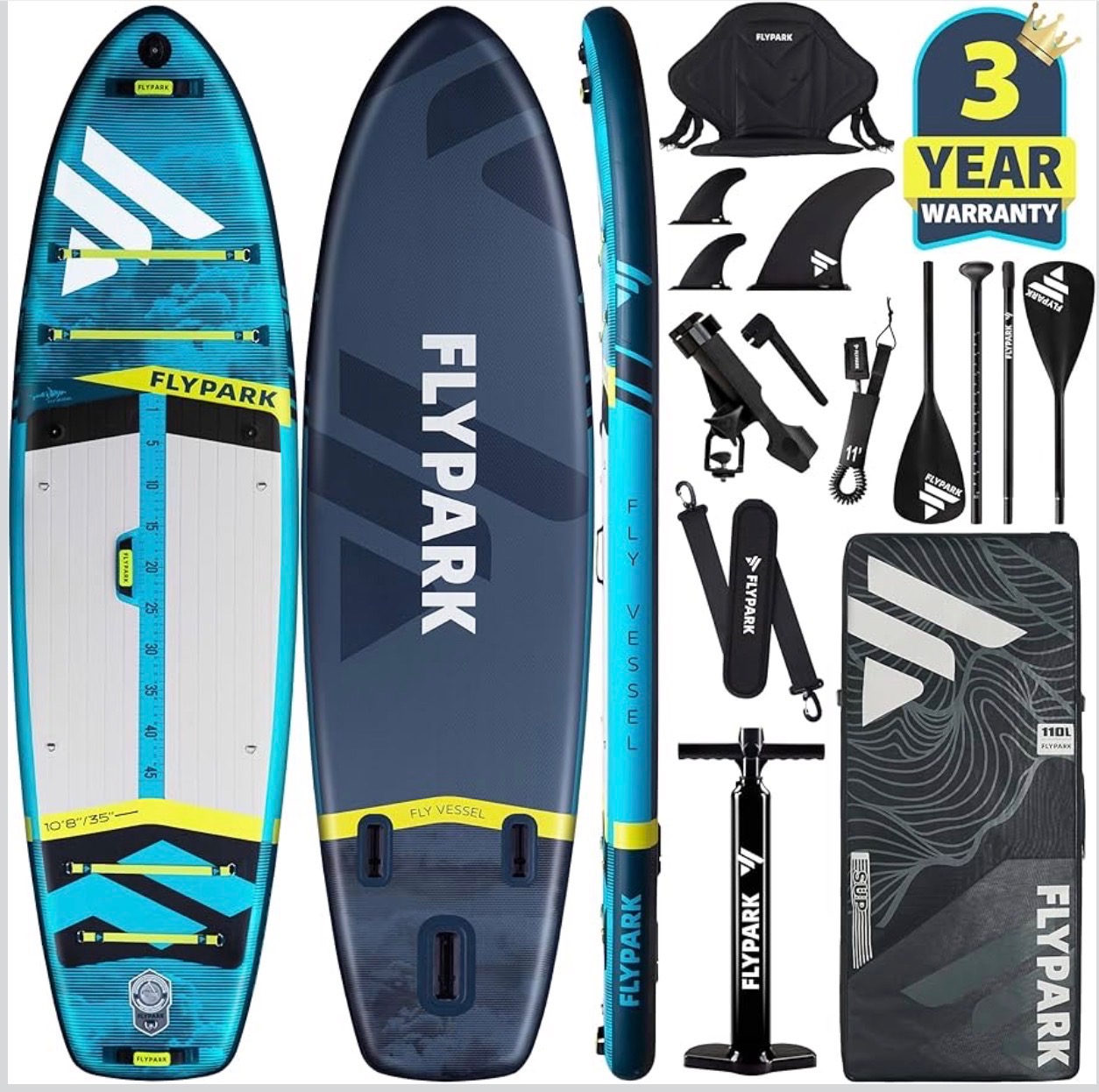 Paddle Board 10'8/11'x35'' Extra Wide Paddleboard Camera Mount - photo 2