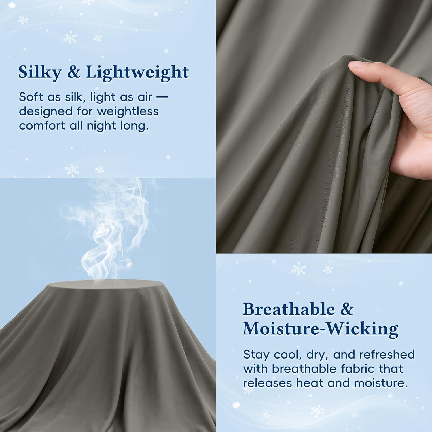 Ultra Cooling Sheet Set Queen Size, Q-Max >0.48 Fitted Sheet - photo 5