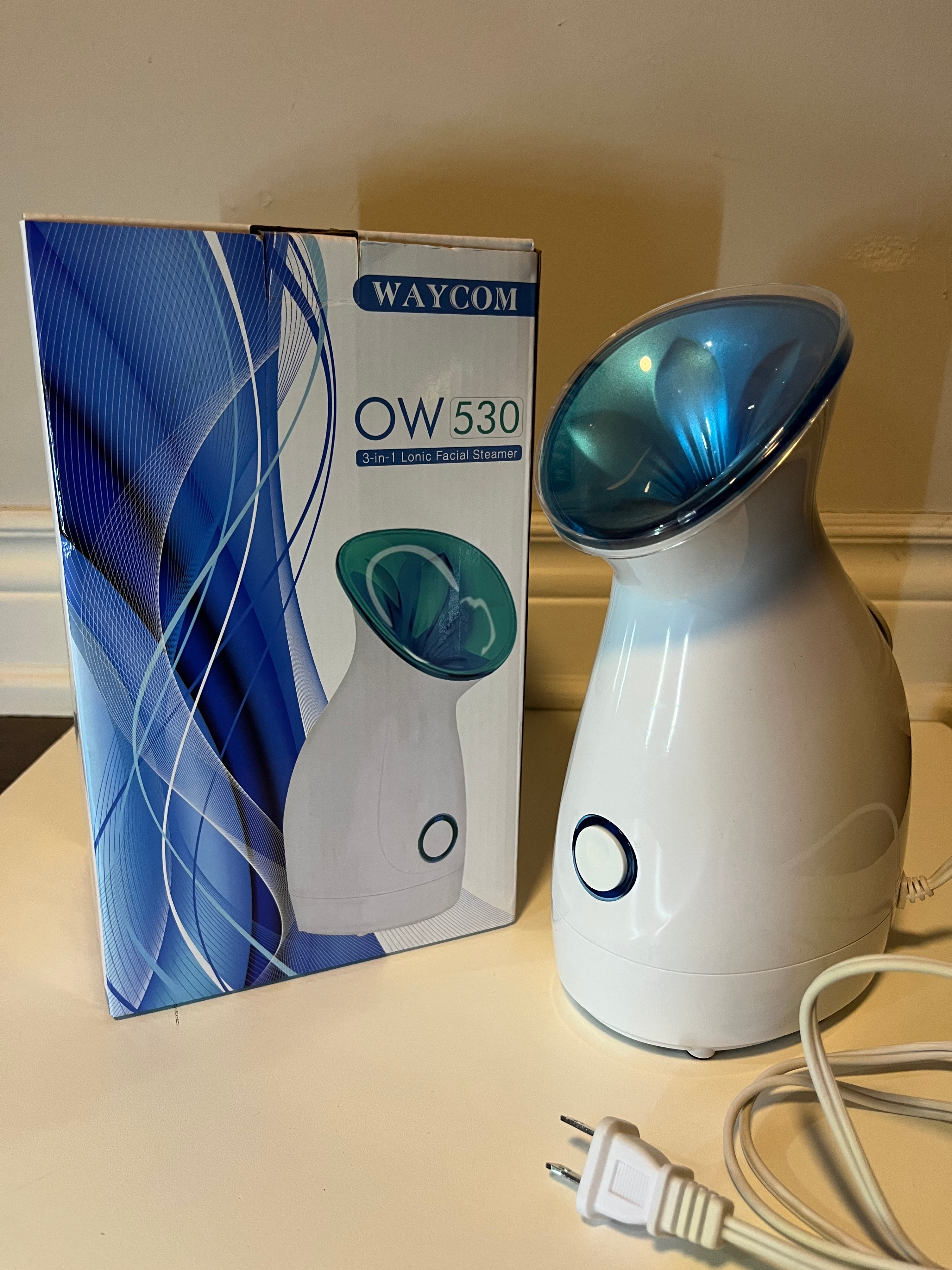 WAYCOM OW 530 3-in-1 Nano Ionic Facial Steamer & Humidifier