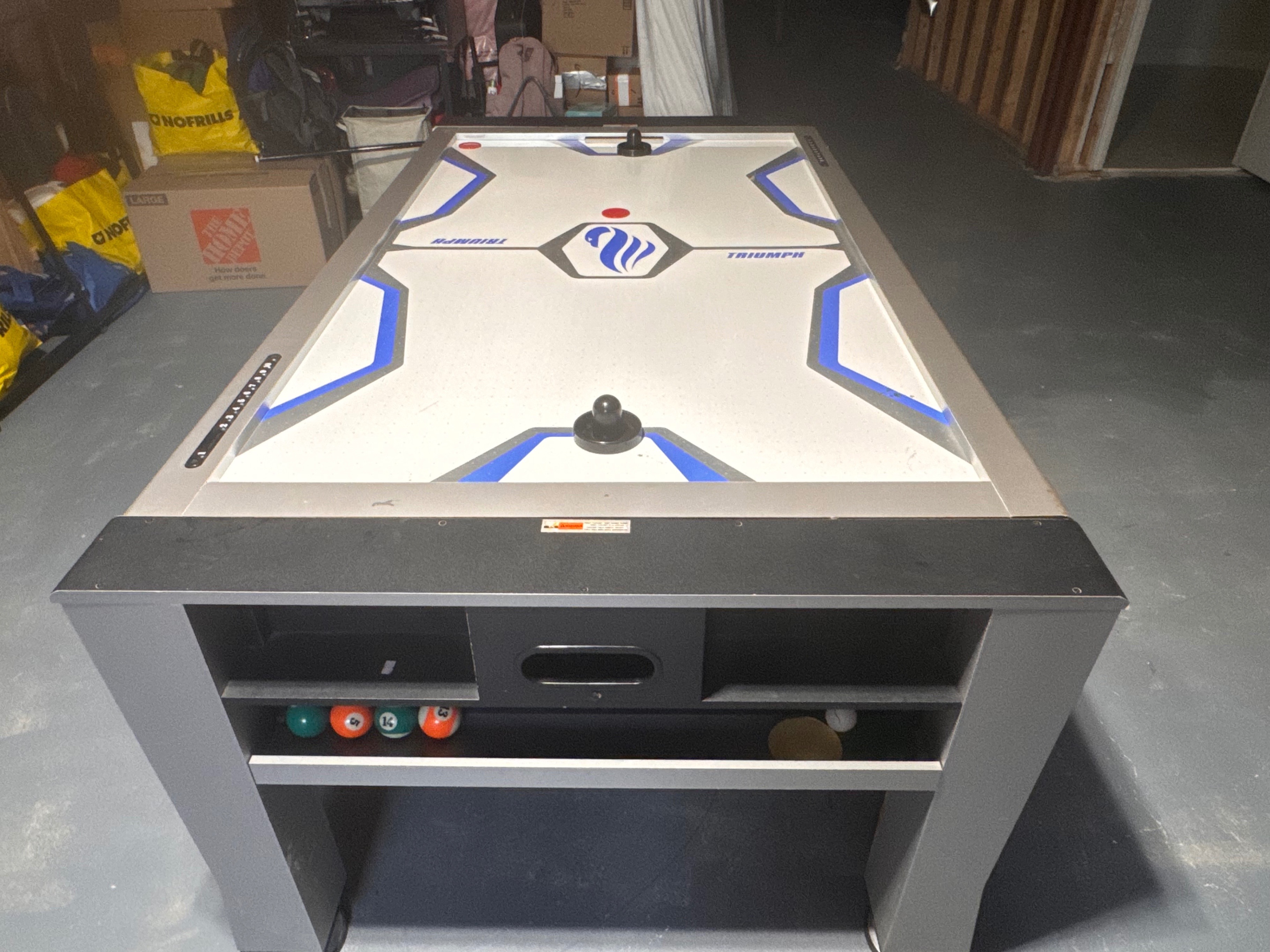 3-in-1 Game Table — Pool, Air Hockey, Ping Pong $275 - photo 2
